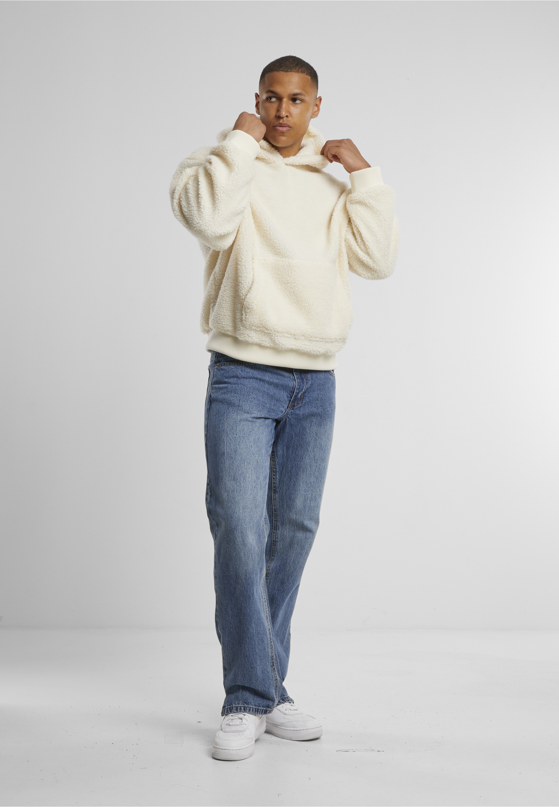 URBAN CLASSICS Kapuzenpullover »Urban Classics Oversized Teddy Hoody« 1 Stk.