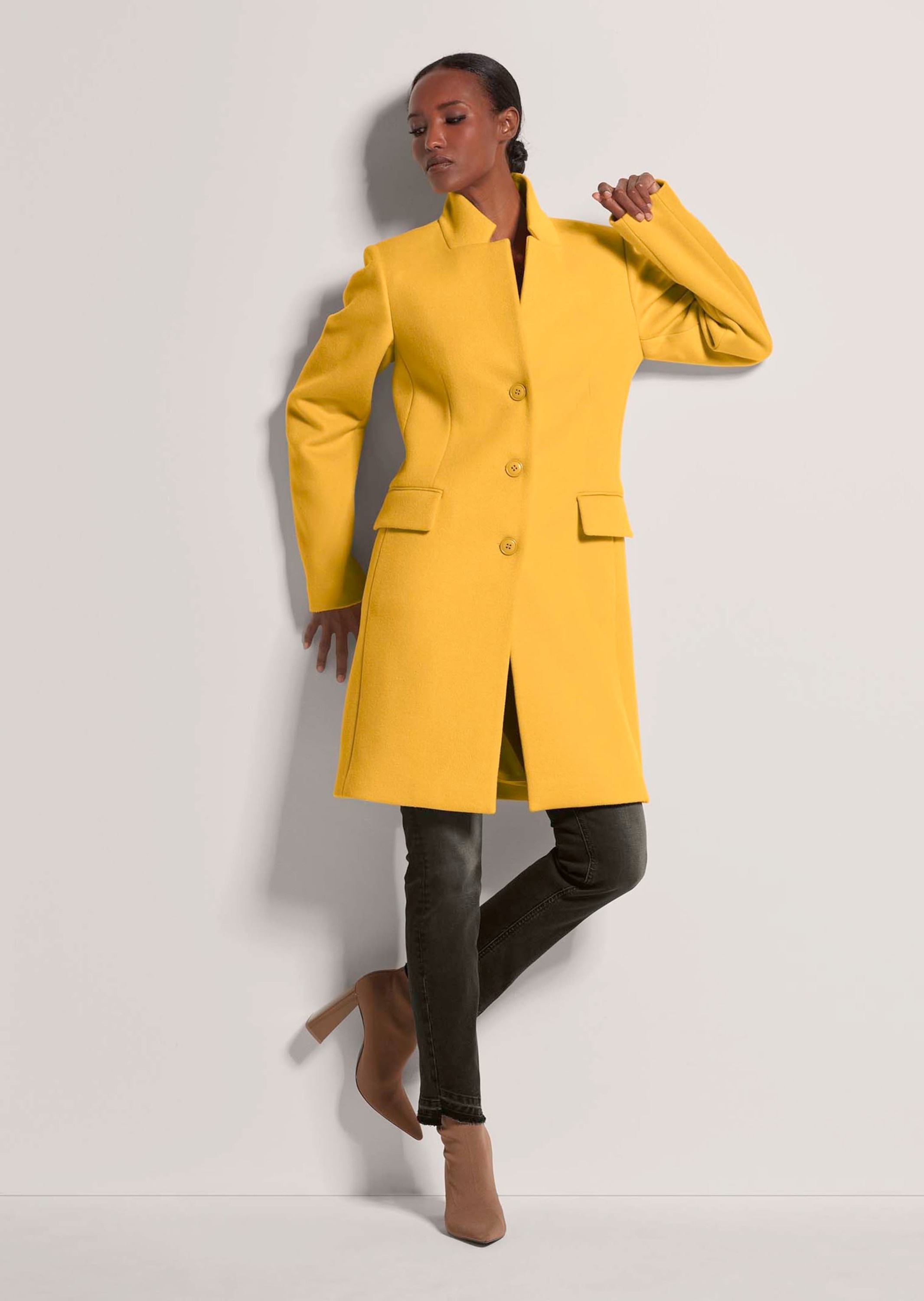 Thumbnail - MADELEINE Langmantel "Mantel Kurzmantel mit Stehkragen"