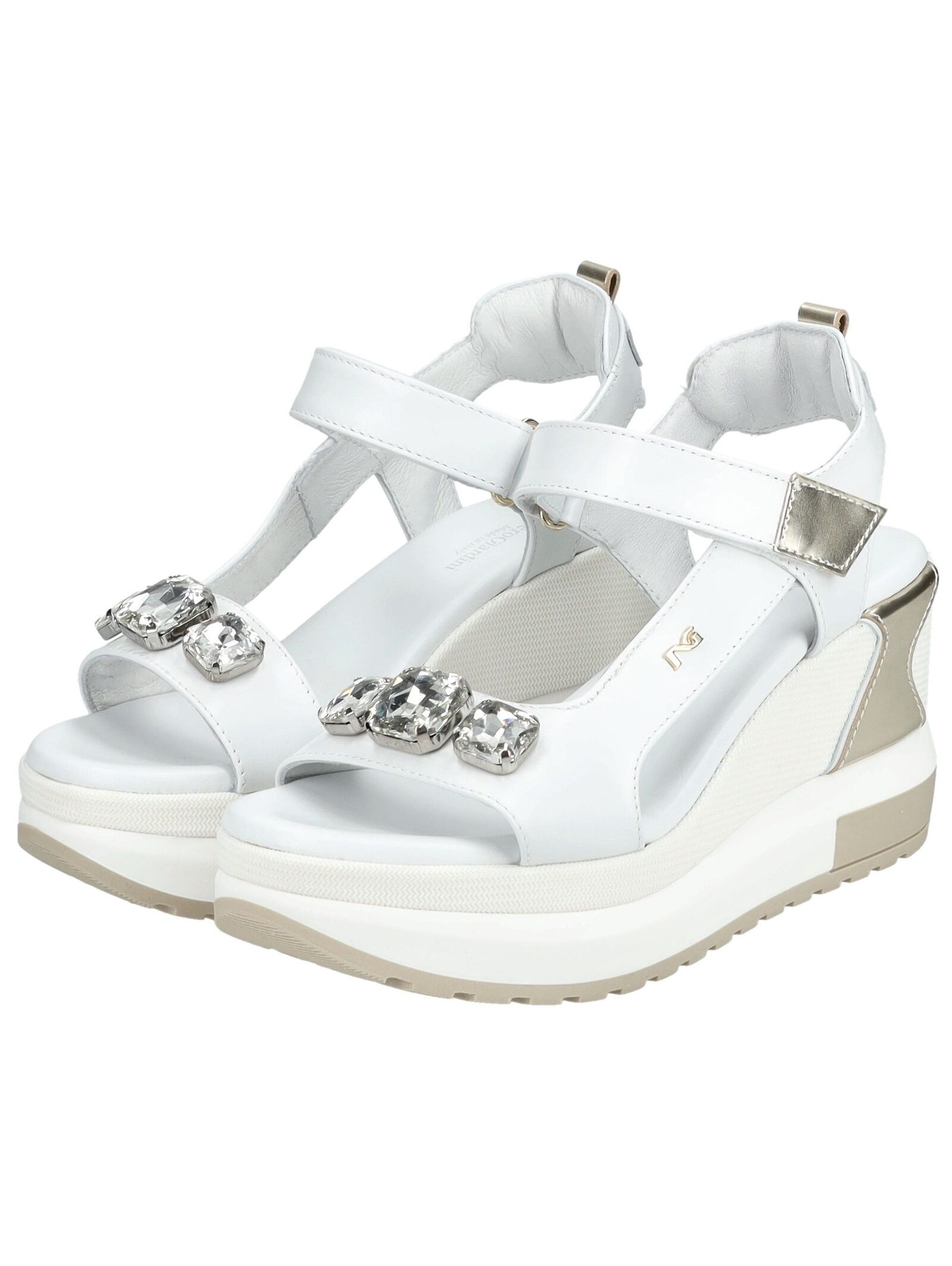 Nero Giardini Keilsandalette »Nero Giardini Sandalen Leder/Textil«