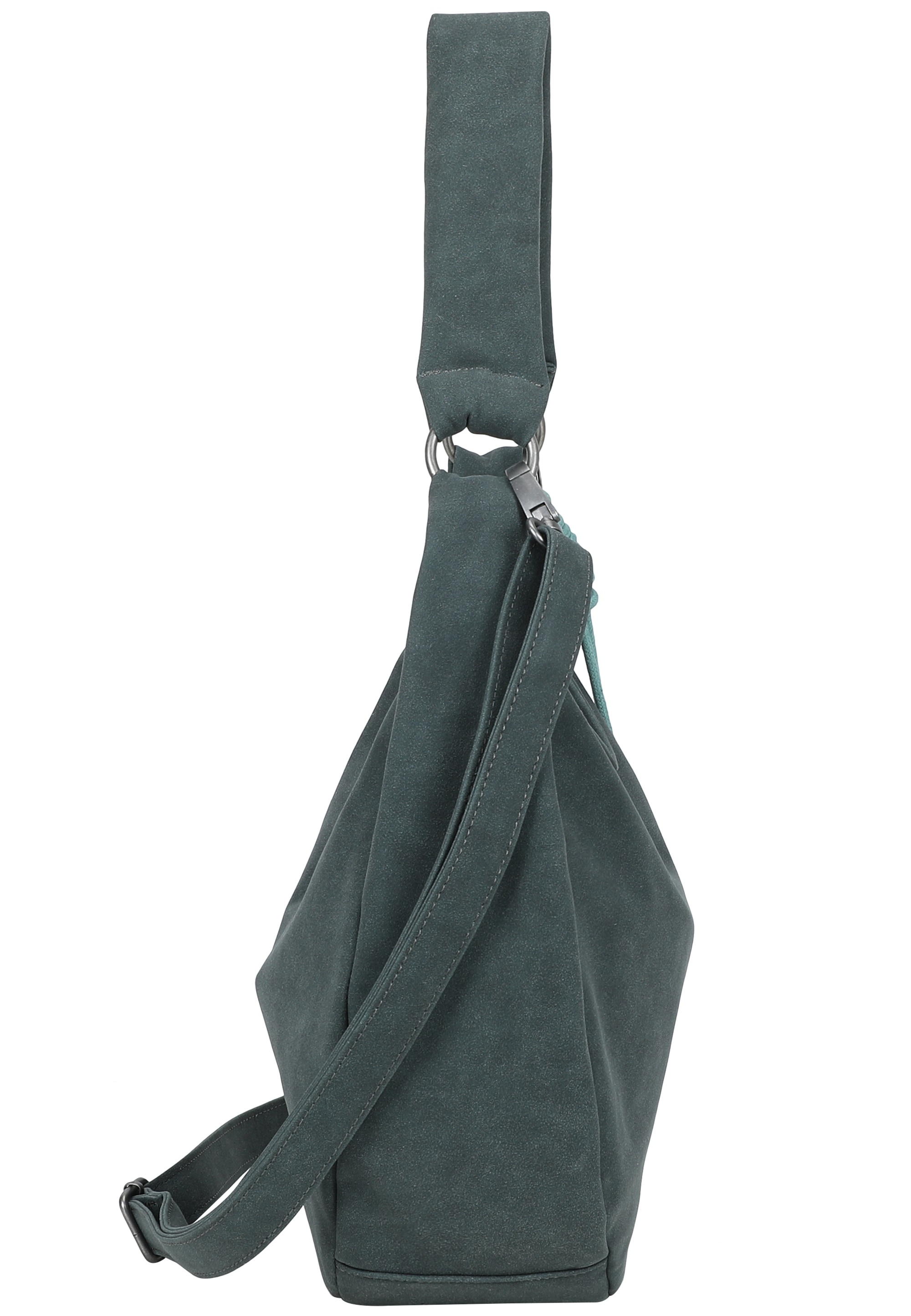 Fritzi aus Preußen Schultertasche "Sue01 Suede Jacky Soft Dark Olive" mit v günstig online kaufen
