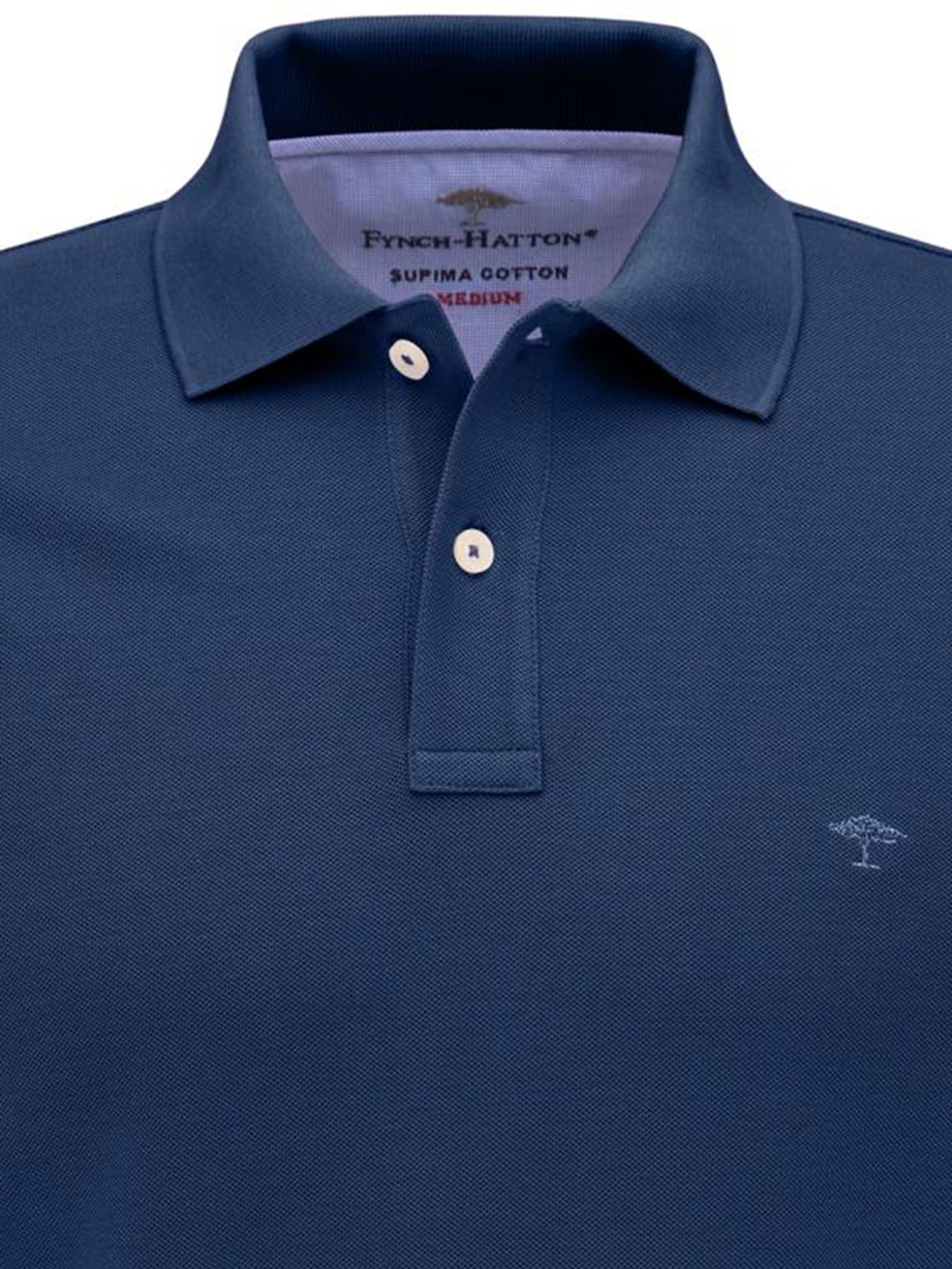 FYNCH-HATTON Poloshirt normale Passform, mit 2-Knopf-Polokragen, aus Baumwo günstig online kaufen