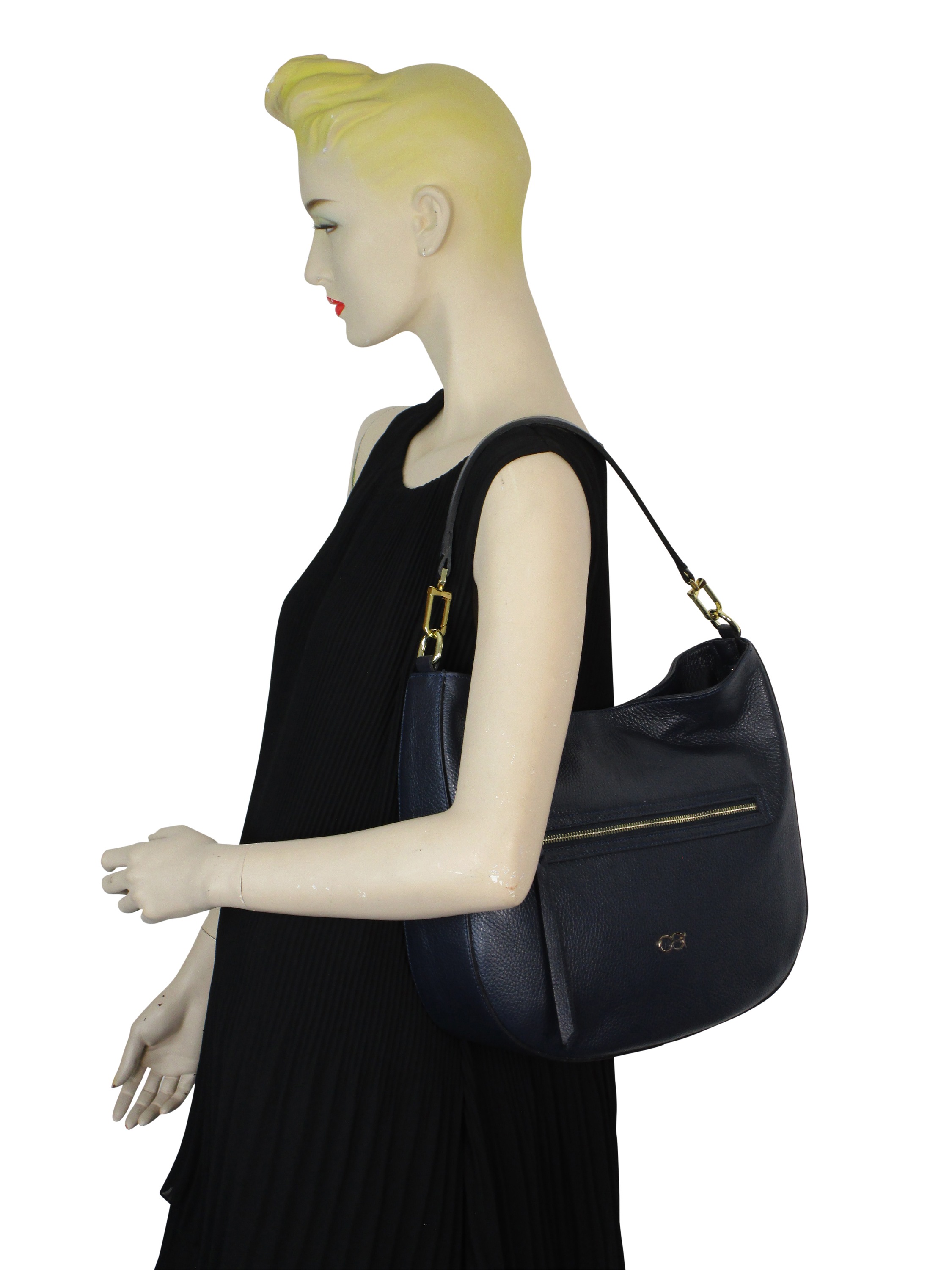 COLLEZIONE ALESSANDRO Schultertasche »Porto«, Mit geschwärzten Rändern und Frontreißverschluss