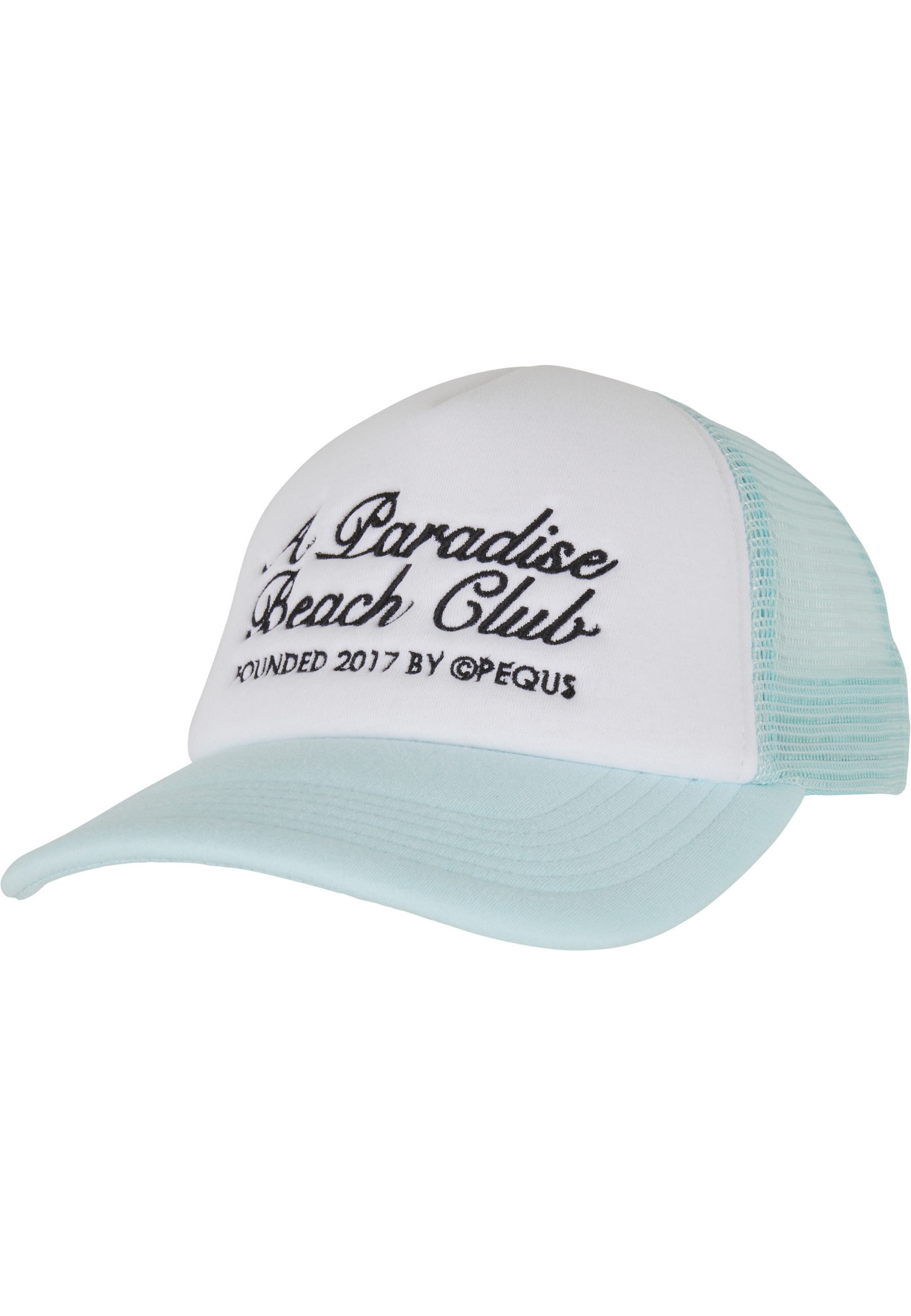 PEQUS Trucker Cap »PEQUS PEQUS A Paradise Beach Club Curved Logo Trucker Cap«