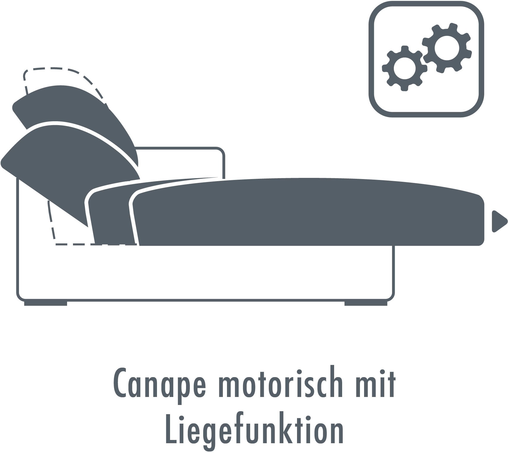 Die PlanBar Ecksofa »MP-IN23186 L-Form«, Hochwertige Kaltschaumpolsterung, wahlweise mit motorischem Canape