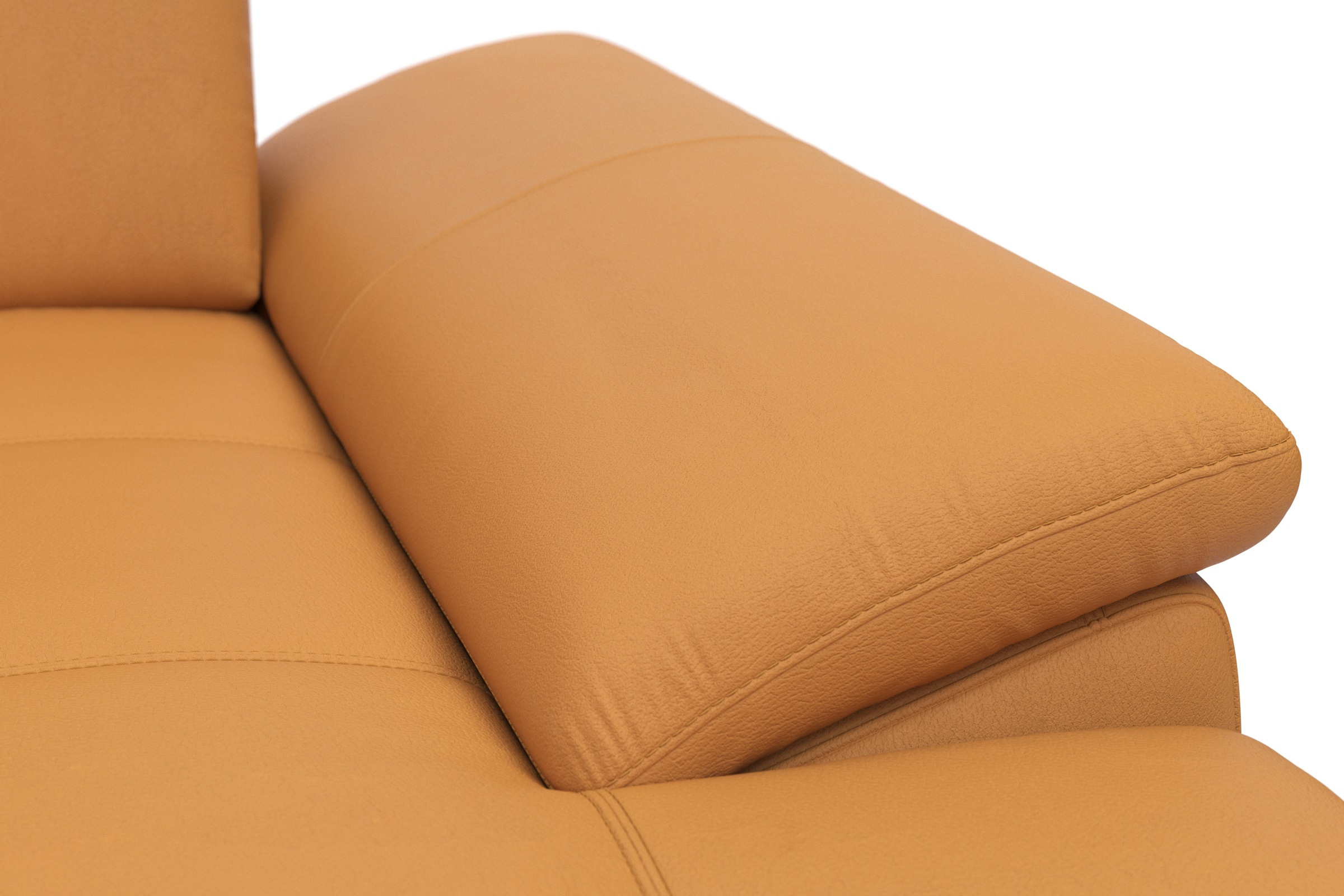 Places of Style Wohnlandschaft »Costello U-Form, mit Sitztiefenverstellung, Armteilverstellung und«, 3 Nierenkissen, optional Bettfunktion und Bettkasten