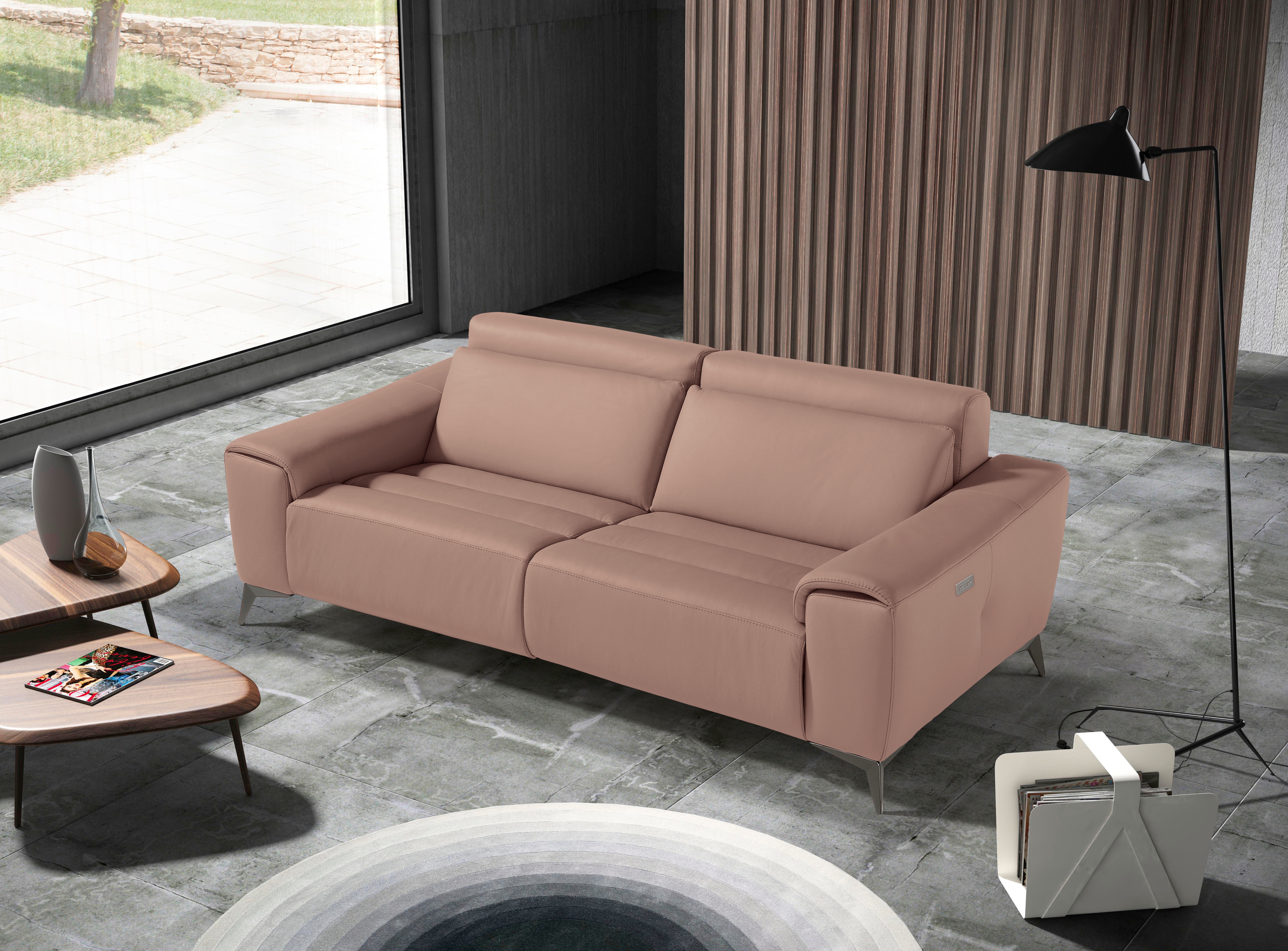 Egoitaliano 2,5-Sitzer "Suzette, Designsofa mit elektrischen Komfortfunktionen, edel & bequem" inkl. 2 elektronischer Relaxfunktionen, Rücken- und Fußteilfunktion