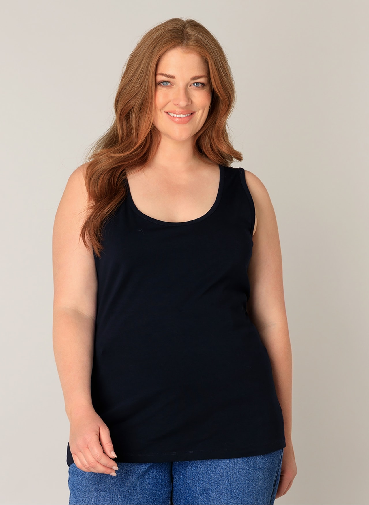 Base Level Curvy Tanktop, in großen Größen günstig online kaufen