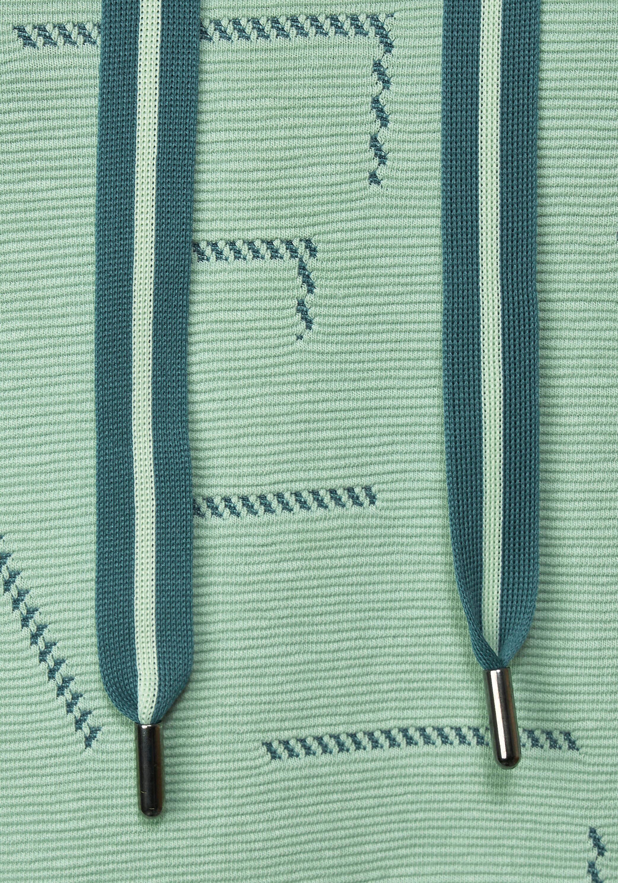 Cecil Sweatshirt, mit einzigartigem Jacquard-Muster für bestellen | BAUR