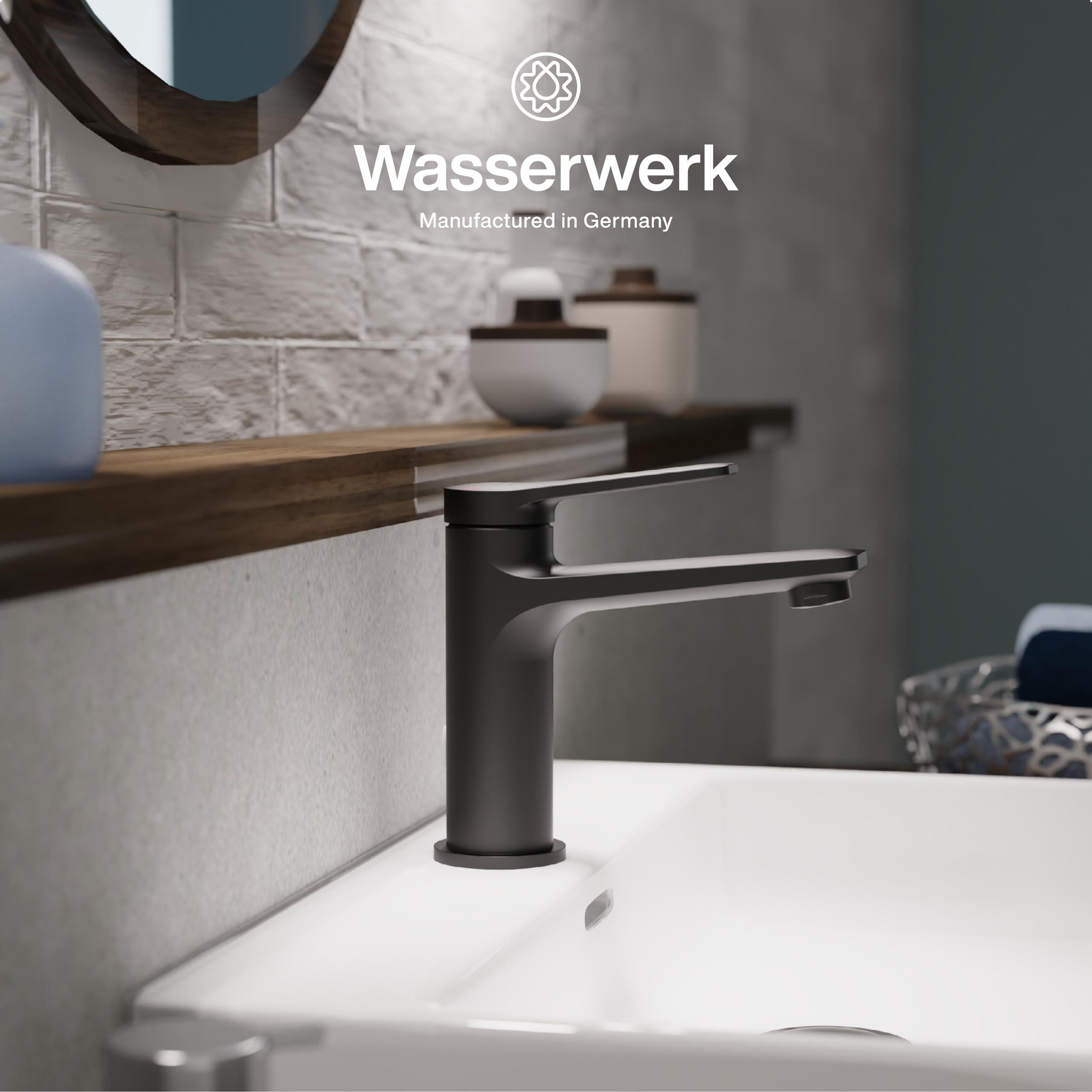 WASSERWERK Waschtischarmatur "WT 12" inkl. Popup, wassersparend günstig online kaufen