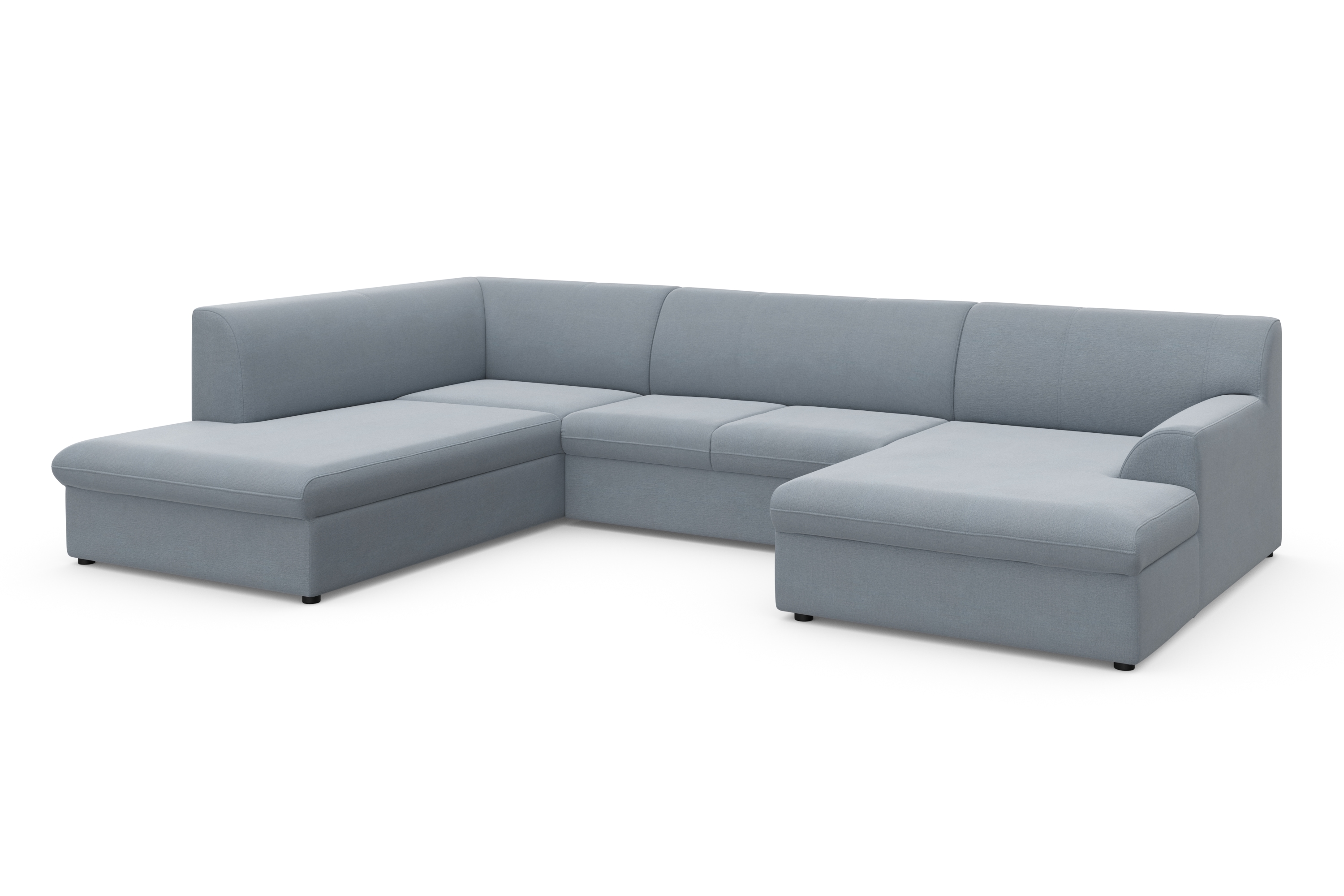 Thumbnail - DOMO collection Wohnlandschaft "Topper, elegant und zeitlos, komfortabel, U-Form" wahlweise mit Bettfunktion