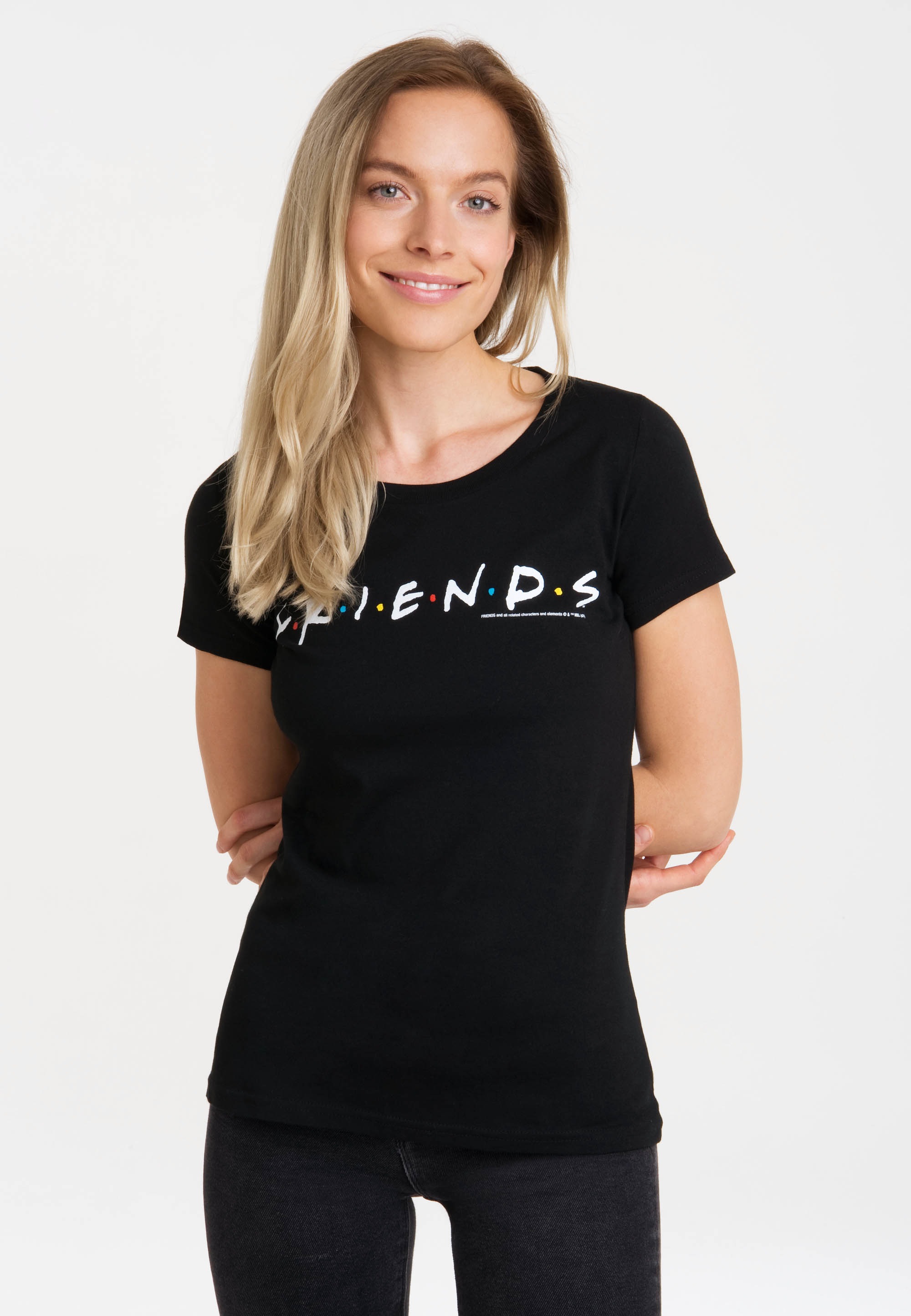 LOGOSHIRT - online | T-Shirt Print »Friends Logo«, BAUR mit bestellen lizenziertem