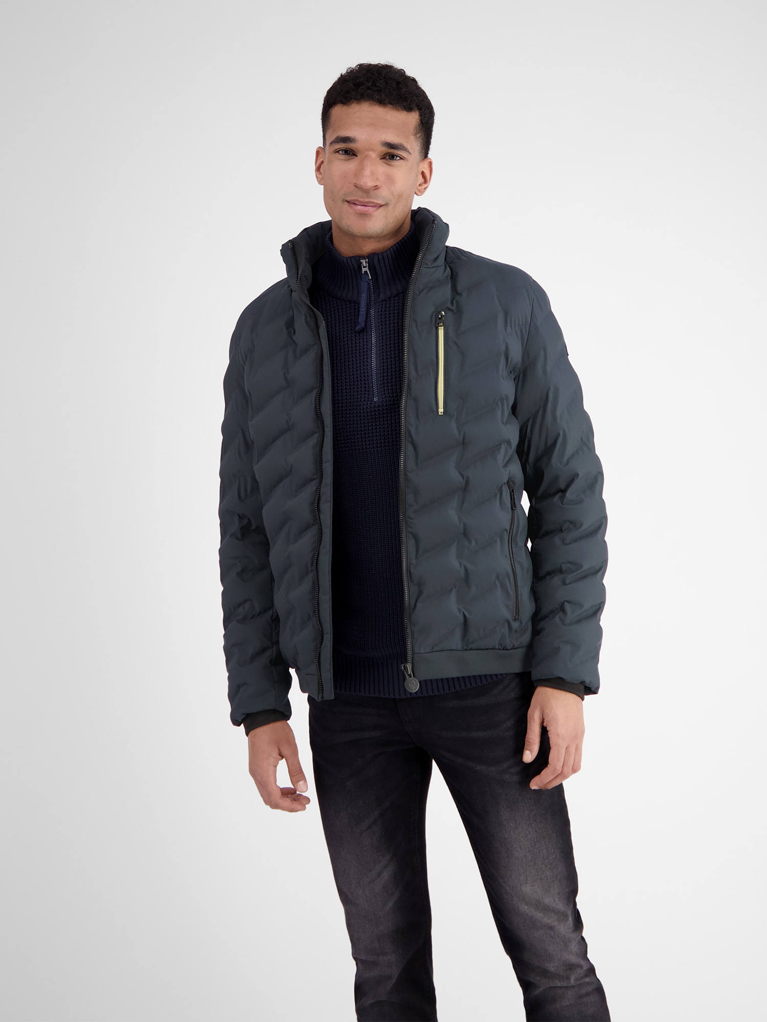 LERROS Outdoorjacke »LERROS Sportive Funktions-Steppjacke für Herren«, mit Kapuze, Wasser_Windabweisend