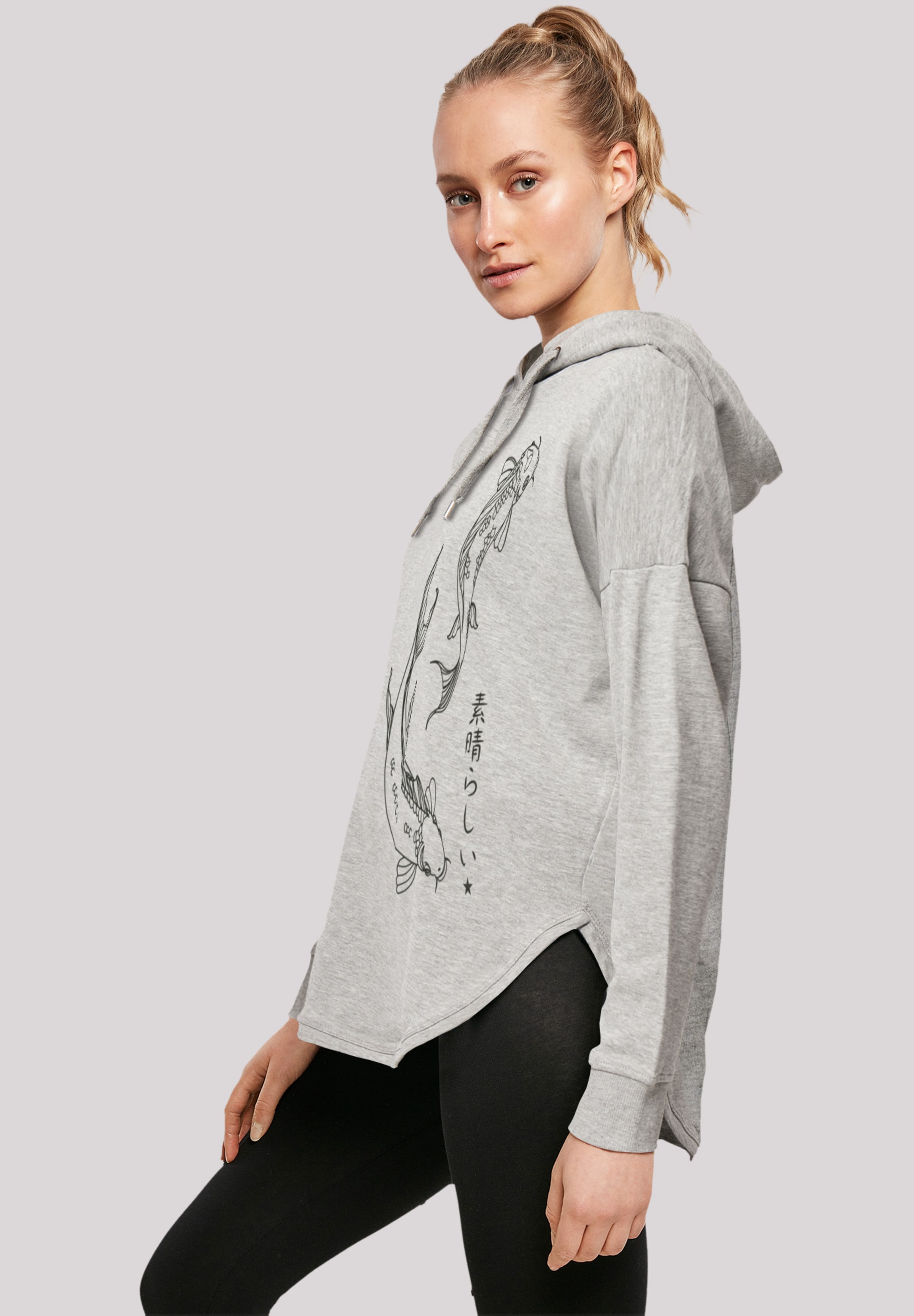 F4NT4STIC Kapuzenpullover »Koi Karpfen«, Print