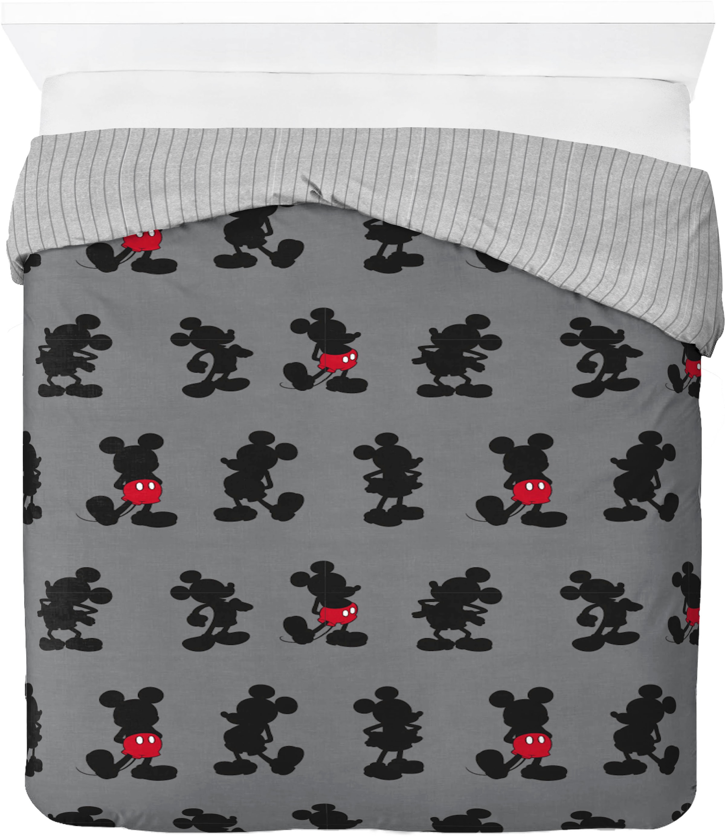 Disney Kinderbettwäsche »Disney Mickey Mouse Bettbezug-Set 135x200 cm + Kissenbezug 80x80 cm« 2 tlg. tlg. 100 % Baumwolle, maschinenwaschbar, wendbar