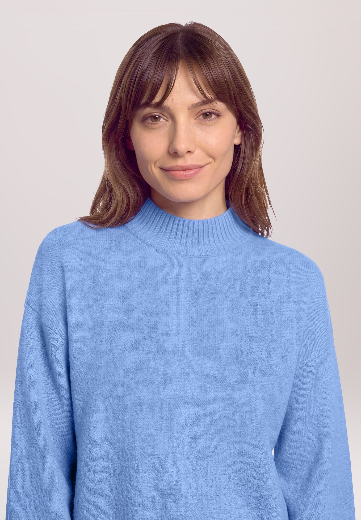 Betty&Co Strickpullover »Damen mit Stehkragen« 1