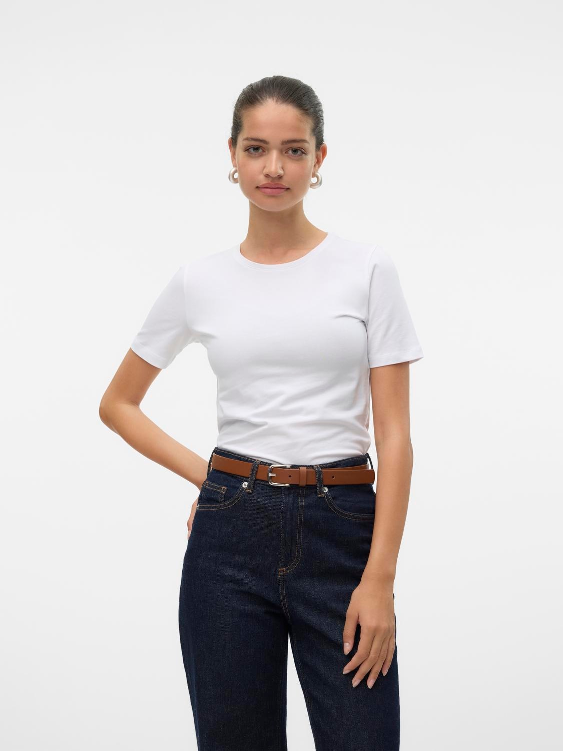 Vero Moda Kurzarmshirt "VMLULU SS TOP JRS GA NOOS"