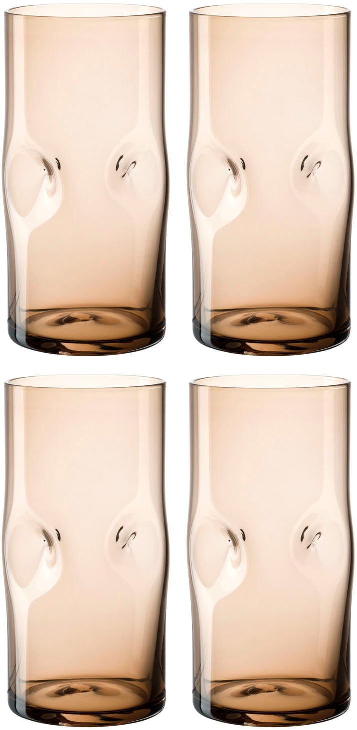 LEONARDO Longdrinkglas "VESUVIO" 330 ml, 4-teilig