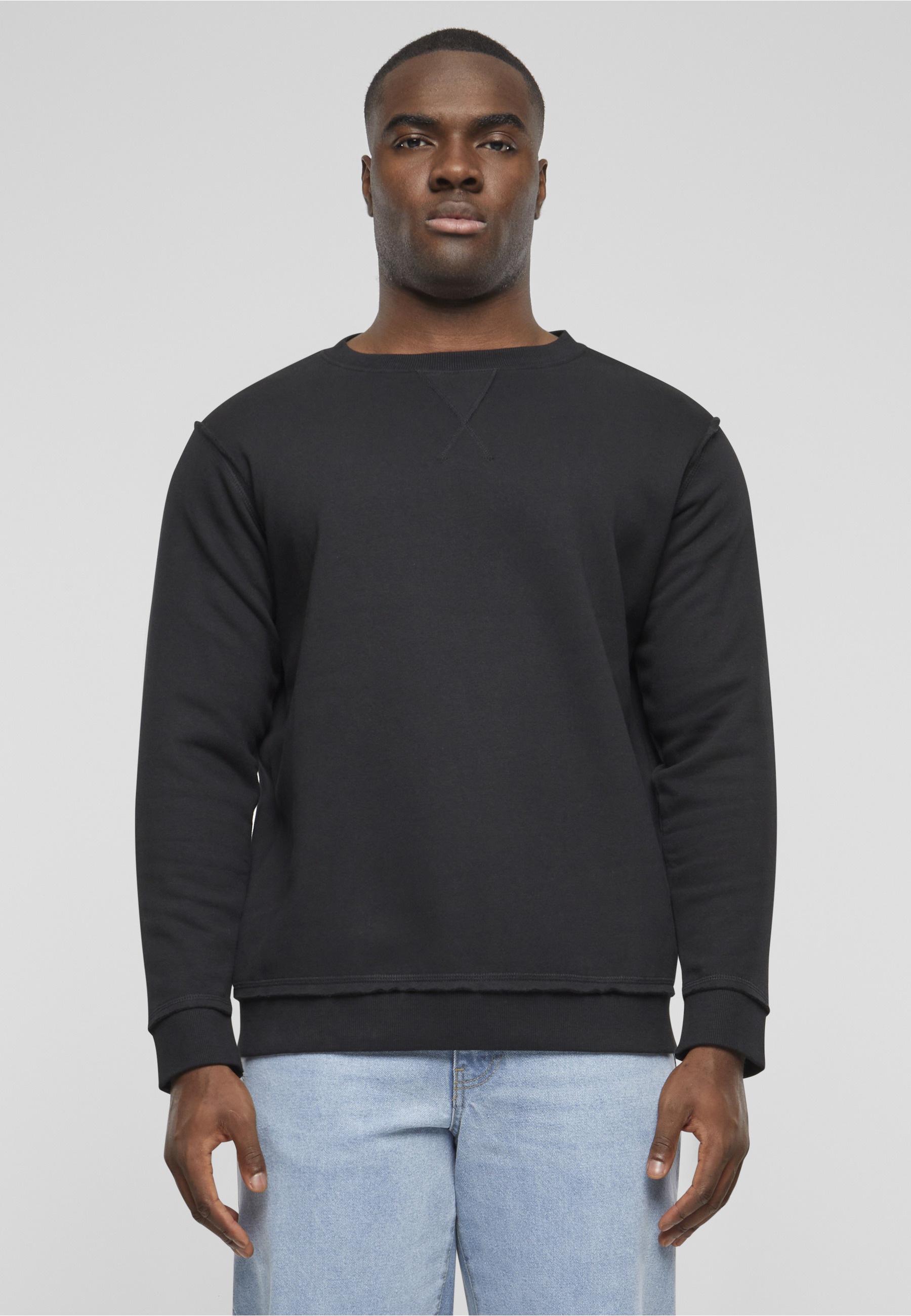 URBAN CLASSICS Sweatshirt »Urban Classics Herren Oversized Open Edge Crew«, 1 Stk.
