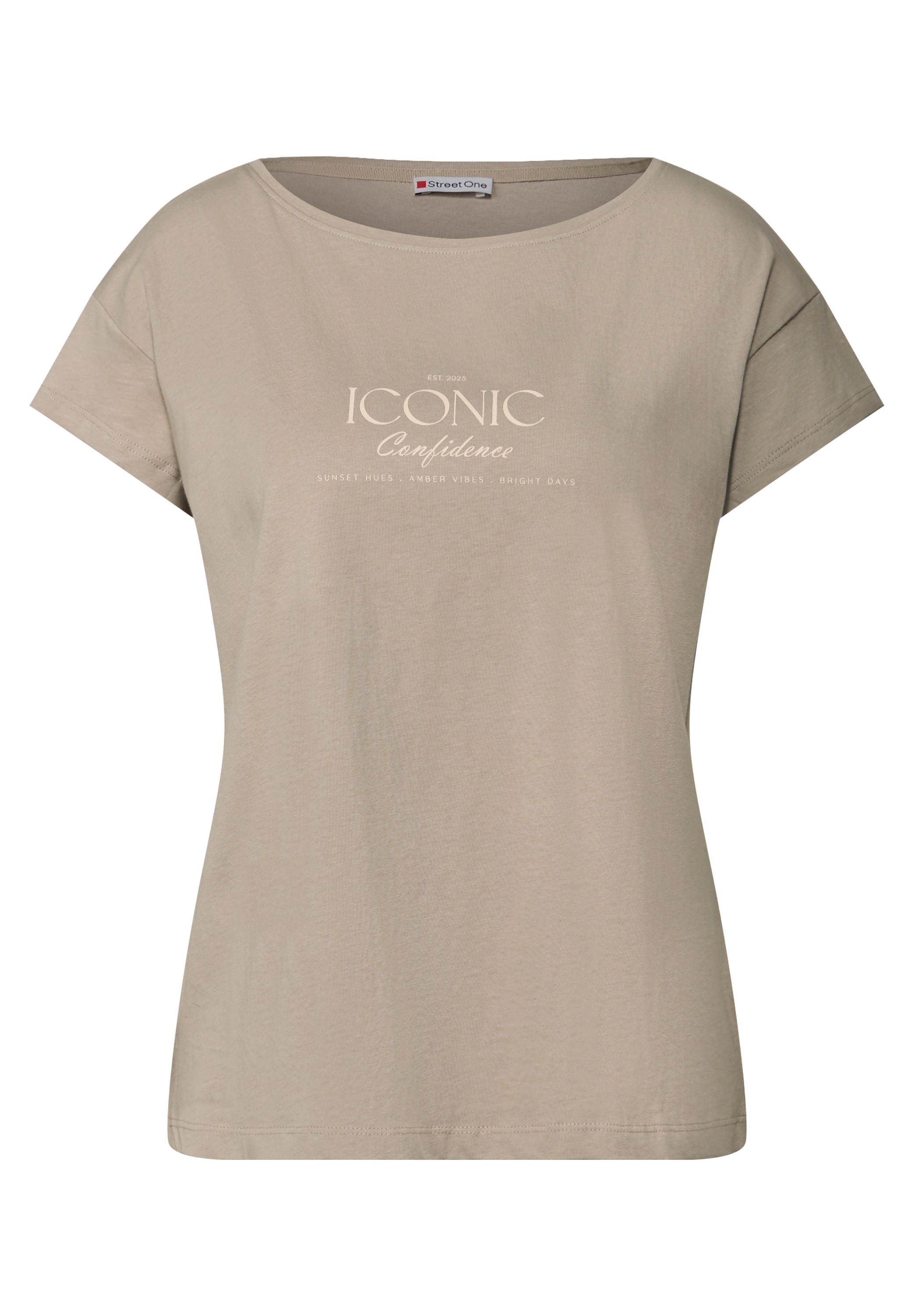 STREET ONE T-Shirt, aus reiner Baumwolle