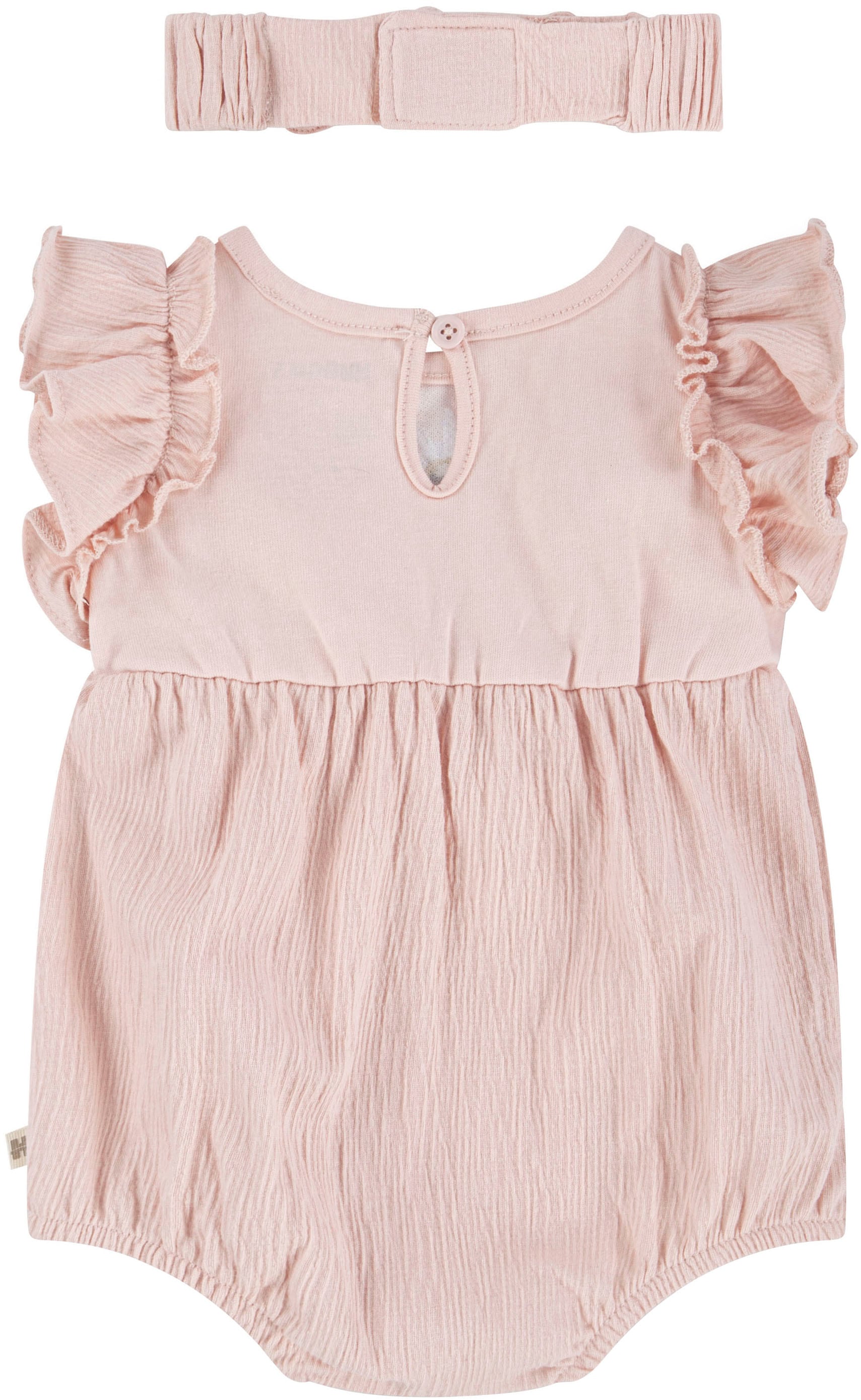 HUGGIES babywear Neugeborenen-Geschenkset, Strampler mit passendem Haarband, for GIRLS