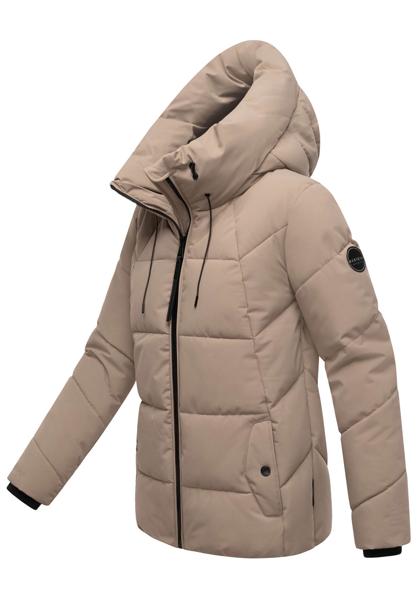 Marikoo Winterjacke »Kuscheltatze«, mit extra hohem Kragen