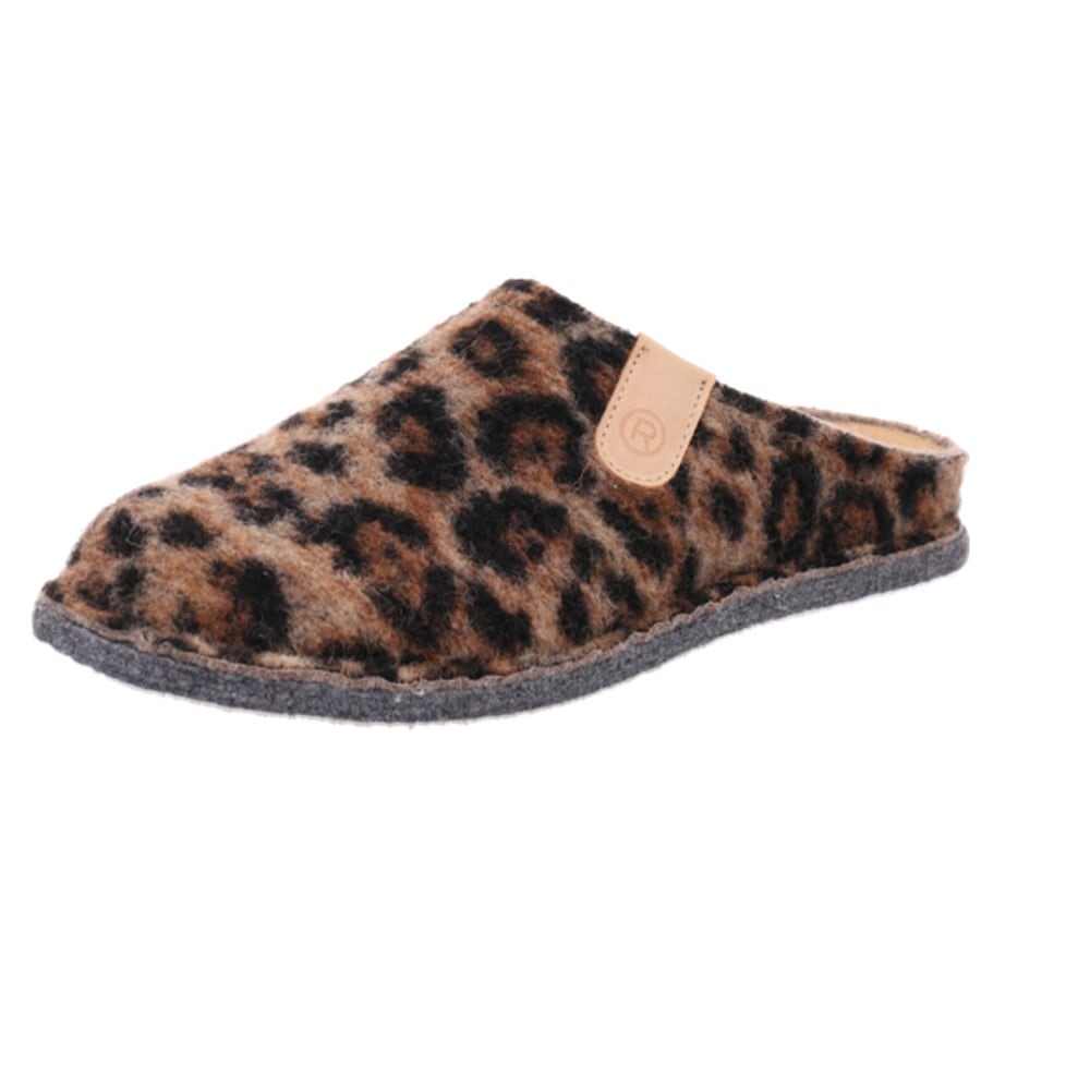 Rohde Pantoffel "CALMYS N15" Clog, Hausschuh, Homeslipper, Filz in melierter Optik