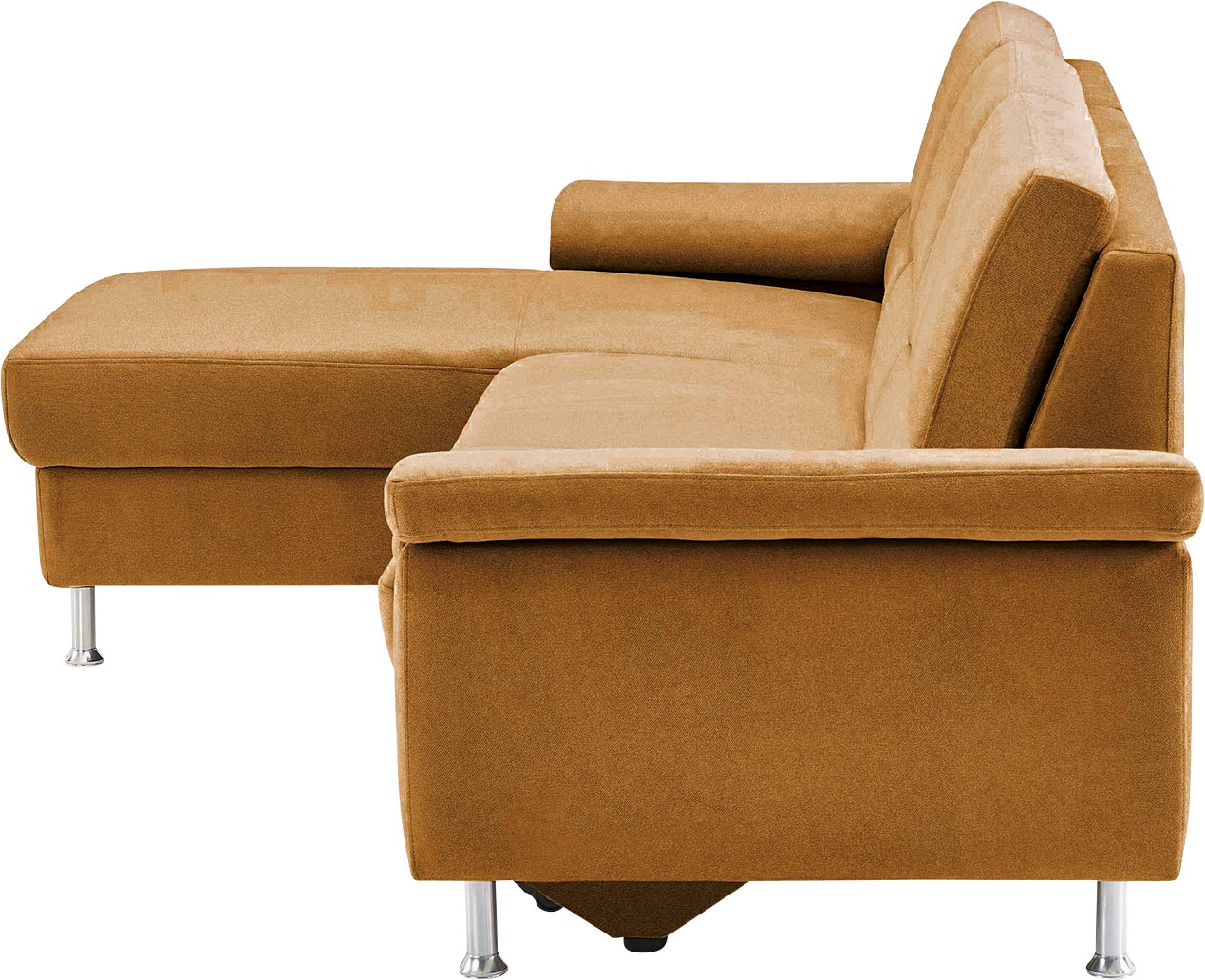 CALIZZA INTERIORS Ecksofa »Onyx L-Form«, Recamiere links oder rechts, wahlweise mit Bettfunktion, Breite 270 cm