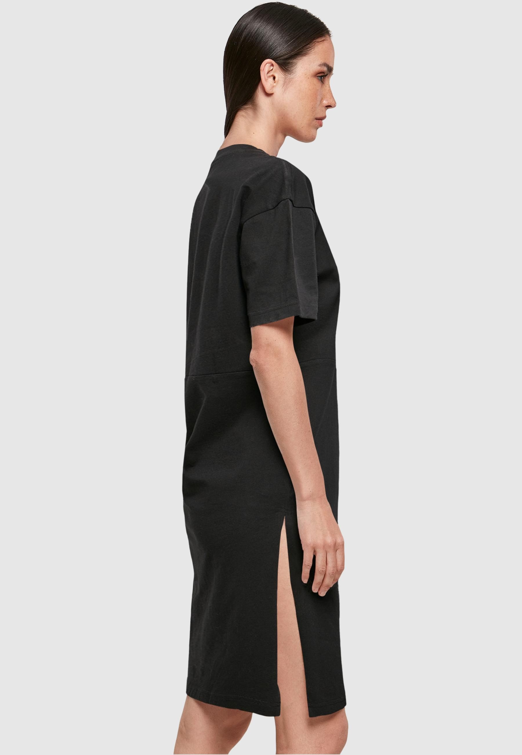 Merchcode Shirtkleid »Merchcode Damen Ladies Spring And Chill Oversized Slit Tee Dress«, (1 tlg.)