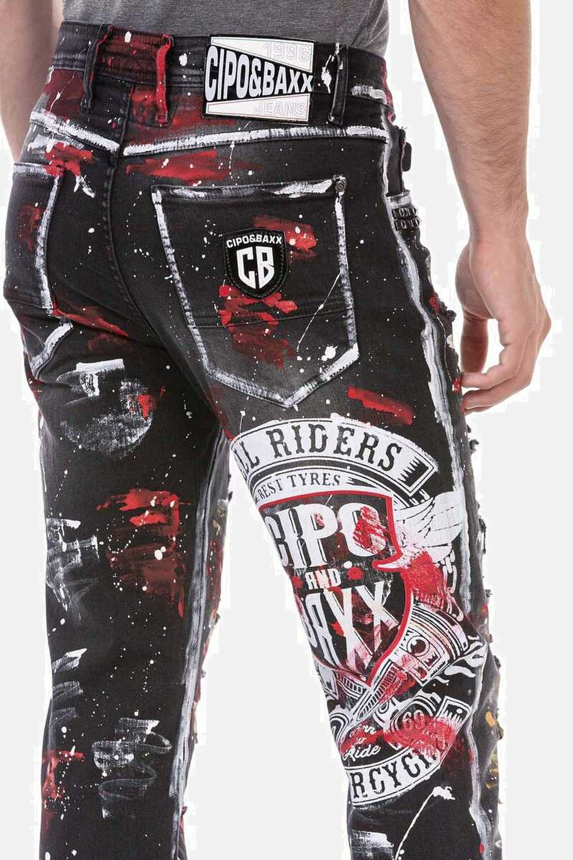 Cipo & Baxx 5-Pocket-Jeans »Jeans«, im coolen Streetstyle, CD715