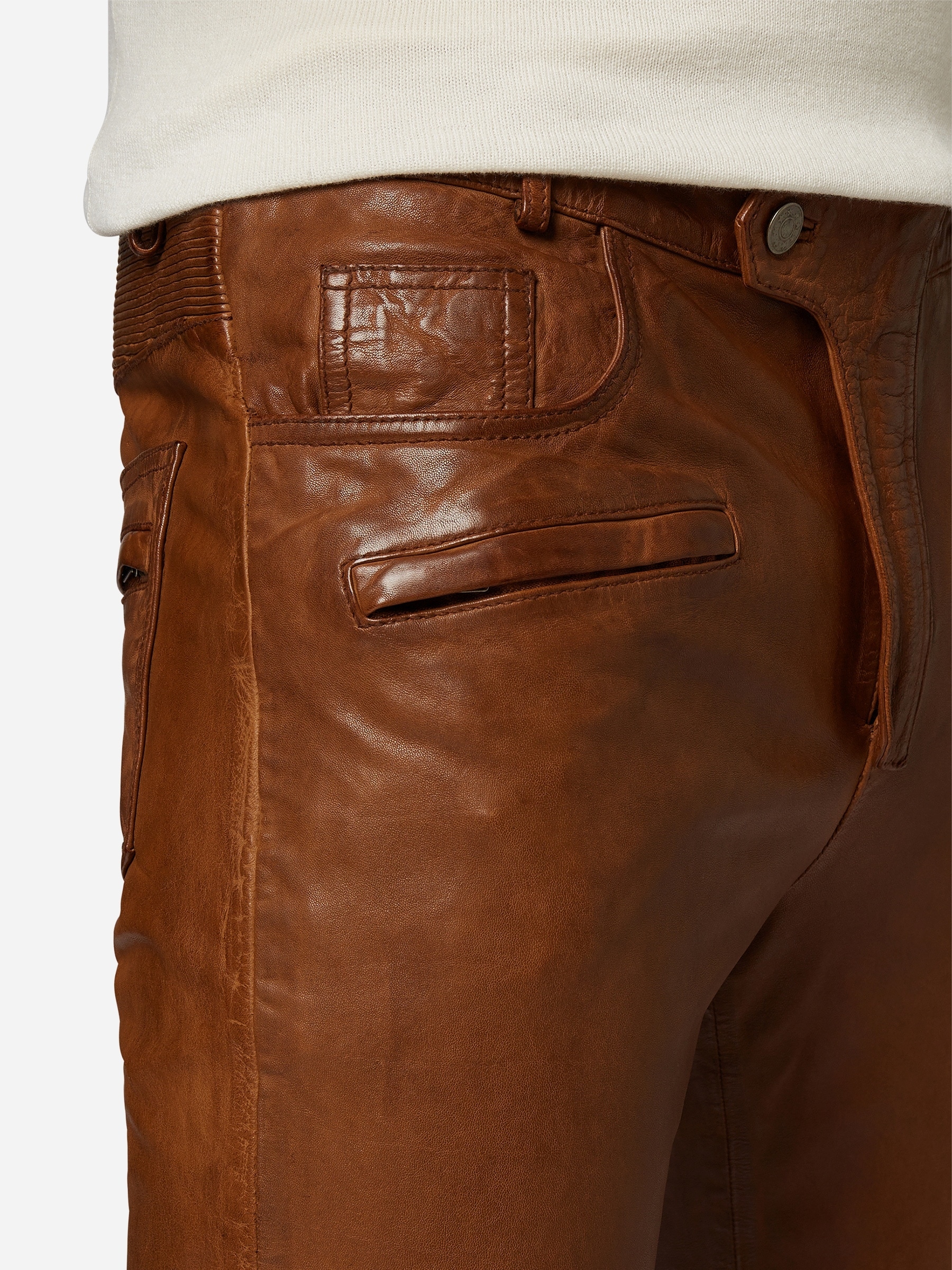 RICANO Lederhose »Lederhose Franklin«  Handgefertigt aus echtem Leder
