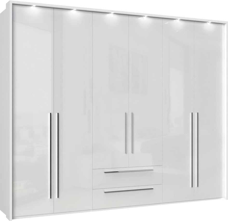 Places of Style Drehtürenschrank "Piano", weiß, verschiedene Breiten mit 2 günstig online kaufen