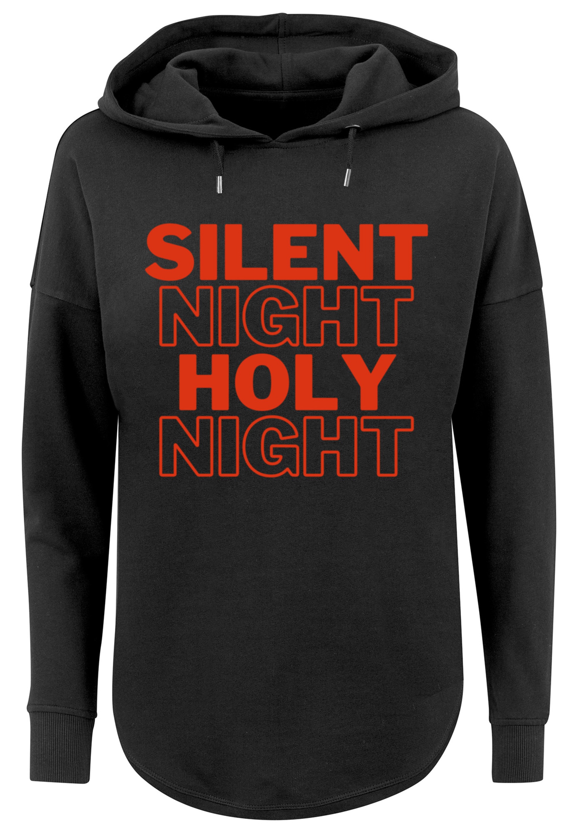 F4NT4STIC Kapuzenpullover »Silent Night Holy Night Weihnachten« Print