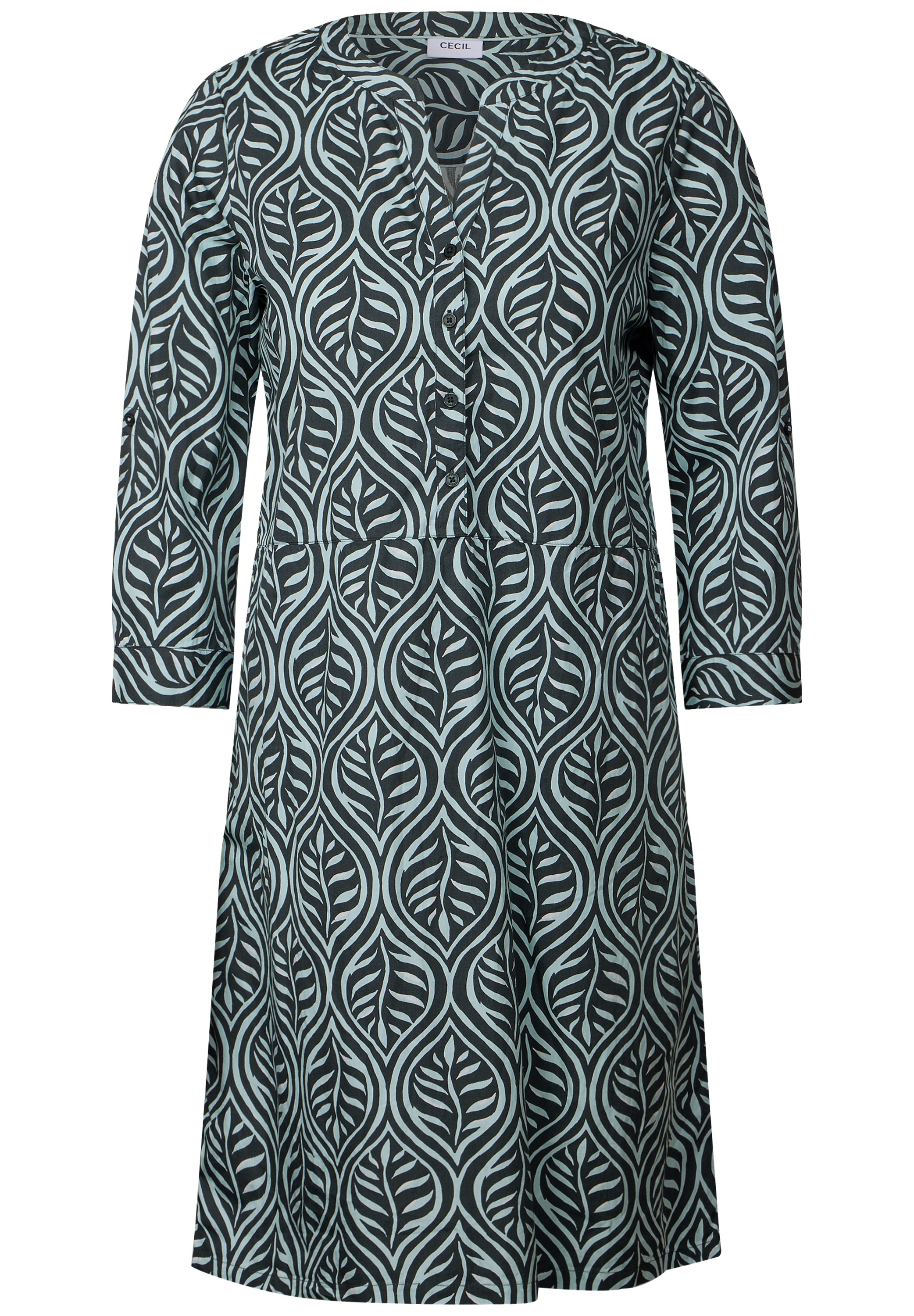 Thumbnail - Cecil Tunikakleid Ohne Taschen aus 100% Baumwolle