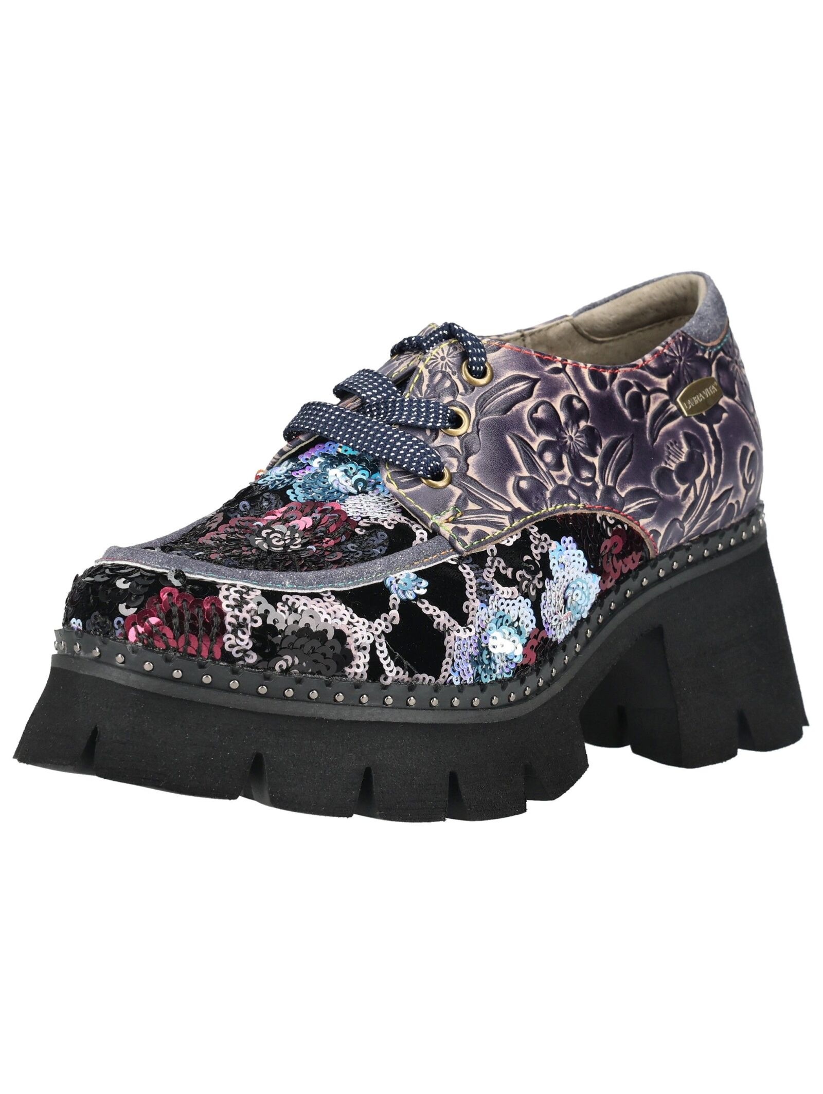 LAURA VITA Schnürschuh "LAURA VITA Halbschuhe Leder/Textil"