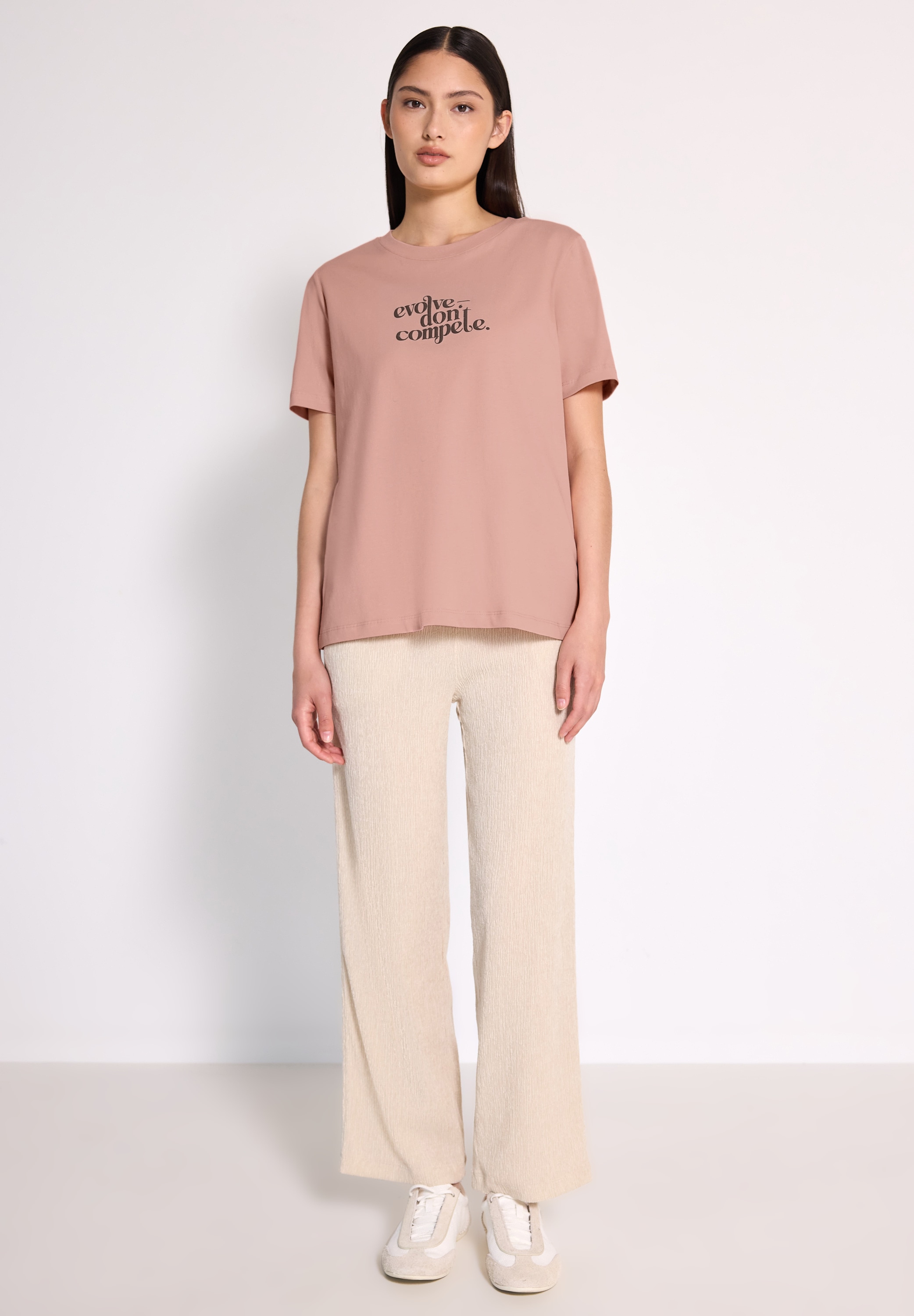 STREET ONE STUDIO T-Shirt, aus reiner Baumwolle