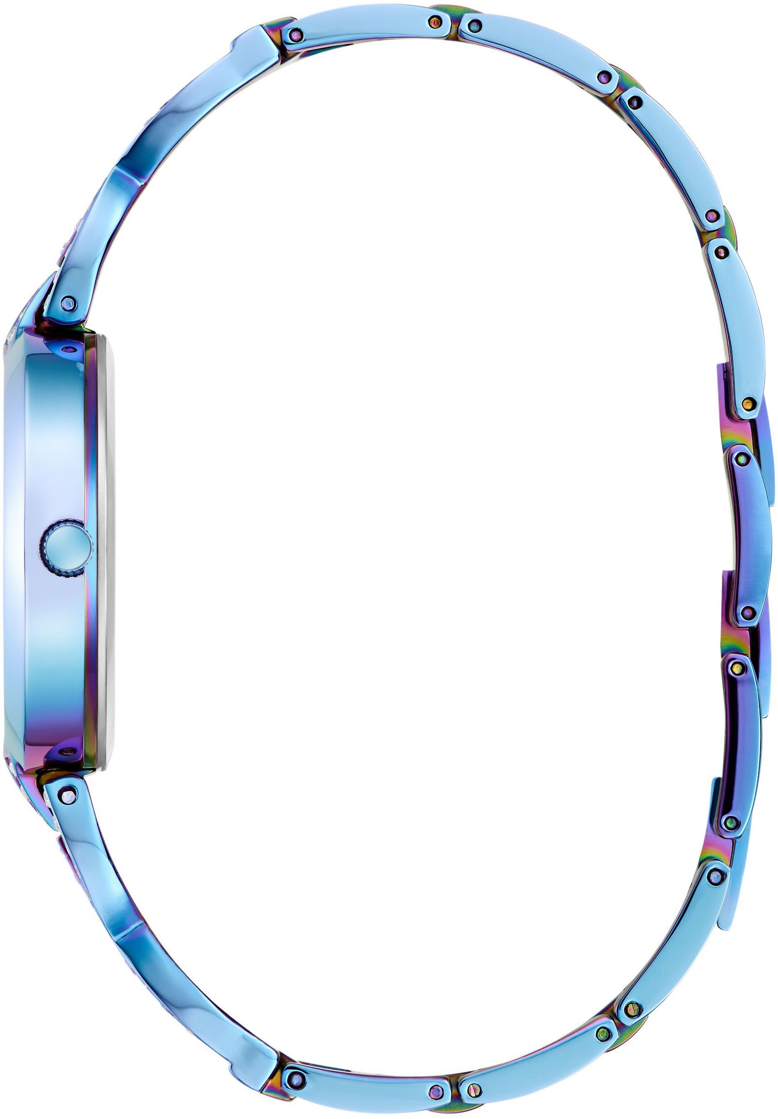 Guess Quarzuhr »CORAL«, Armbanduhr, Damenuhr, Edelstahlarmband