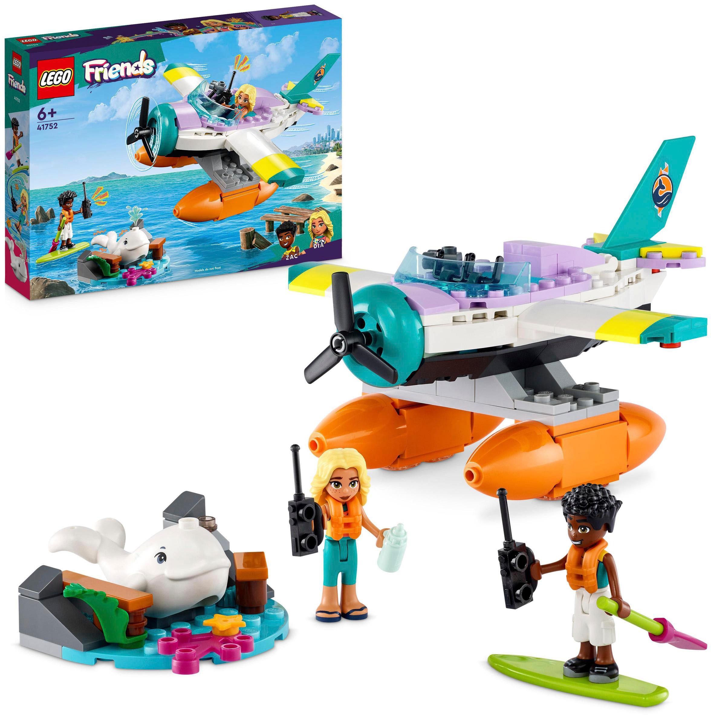 Konstruktionsspielsteine »Seerettungsflugzeug (41752), LEGO® Friends«, (203 St.), Made...