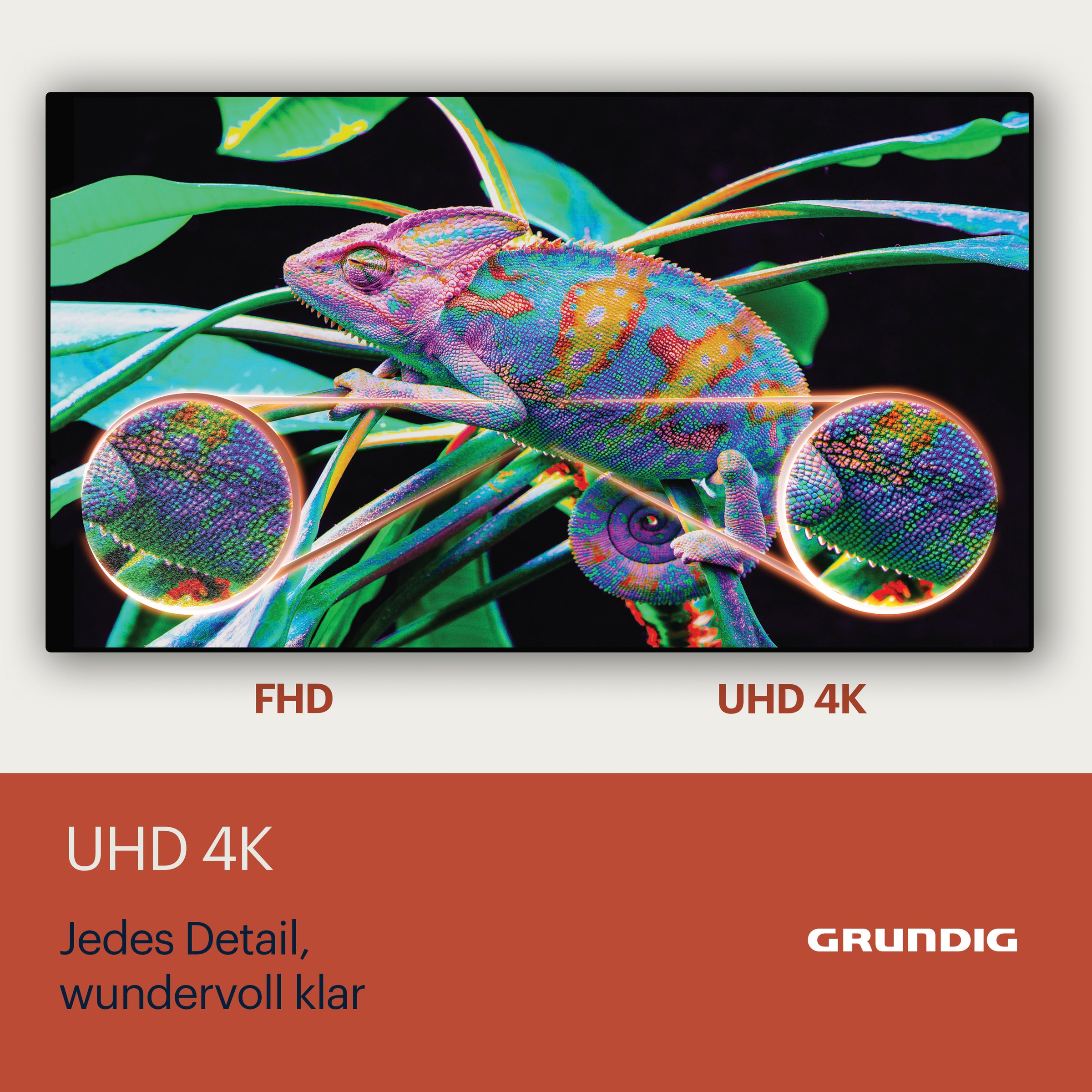 Grundig LED-Fernseher »65 VOE 73 AU8T00«, 164 cm/65 Zoll, 4K Ultra HD, Android  TV-Smart-TV | BAUR