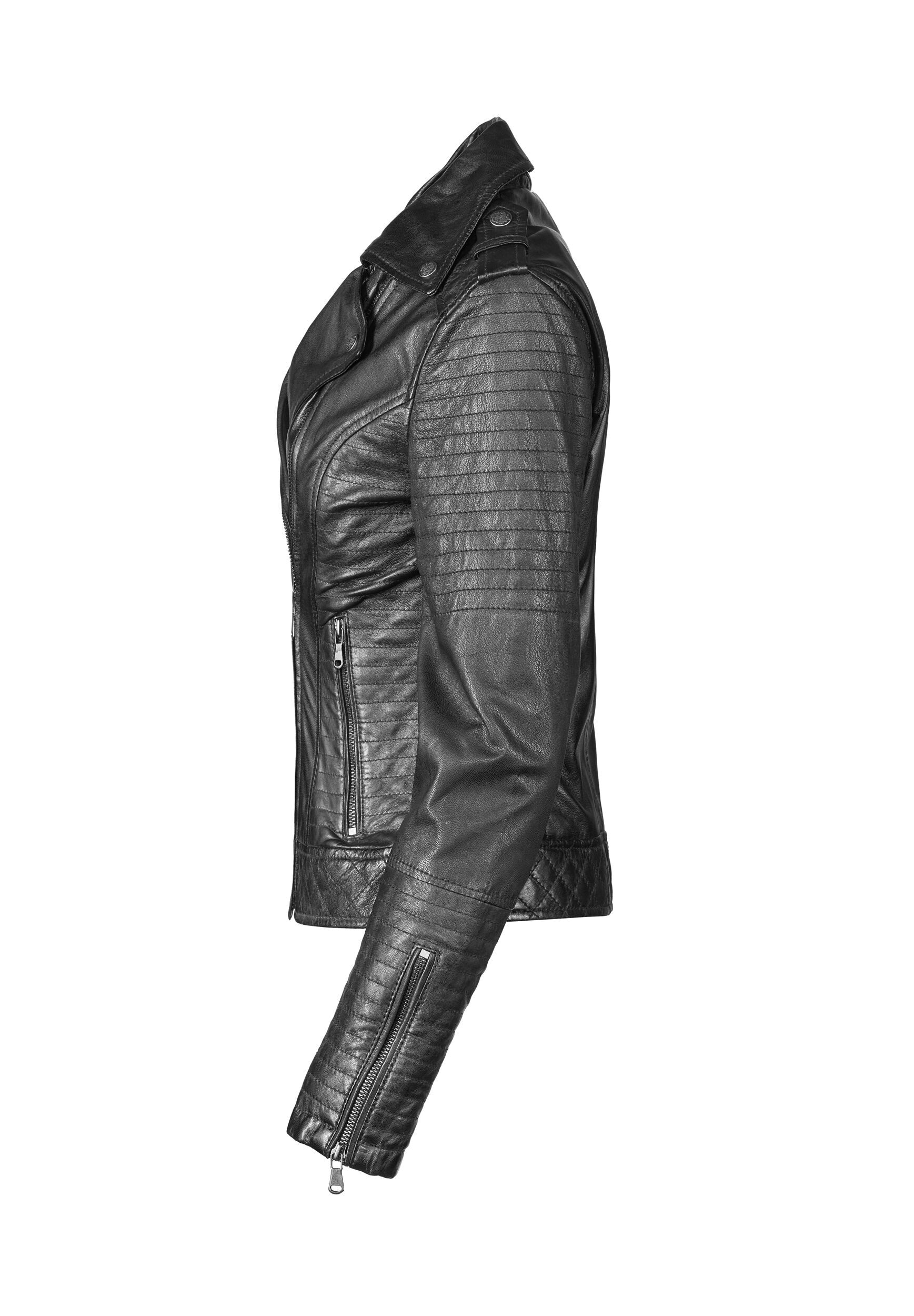 Apple of Eden Lederjacke »Apple of Eden Lederjacke« ohne Kapuze aus weichem Leder