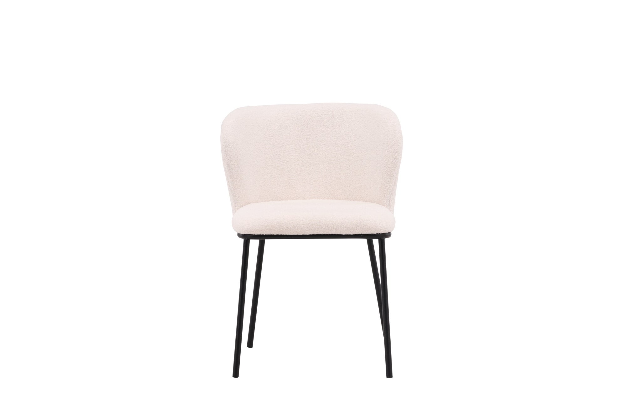 Venture Home Esszimmerstuhl »Edina, 2er-Set Esszimmerstühle in Bouclé, 120 kg belastbar« () Polsterstuhl, Bouclé-Bezug, Stahlbeine, weich, einladend