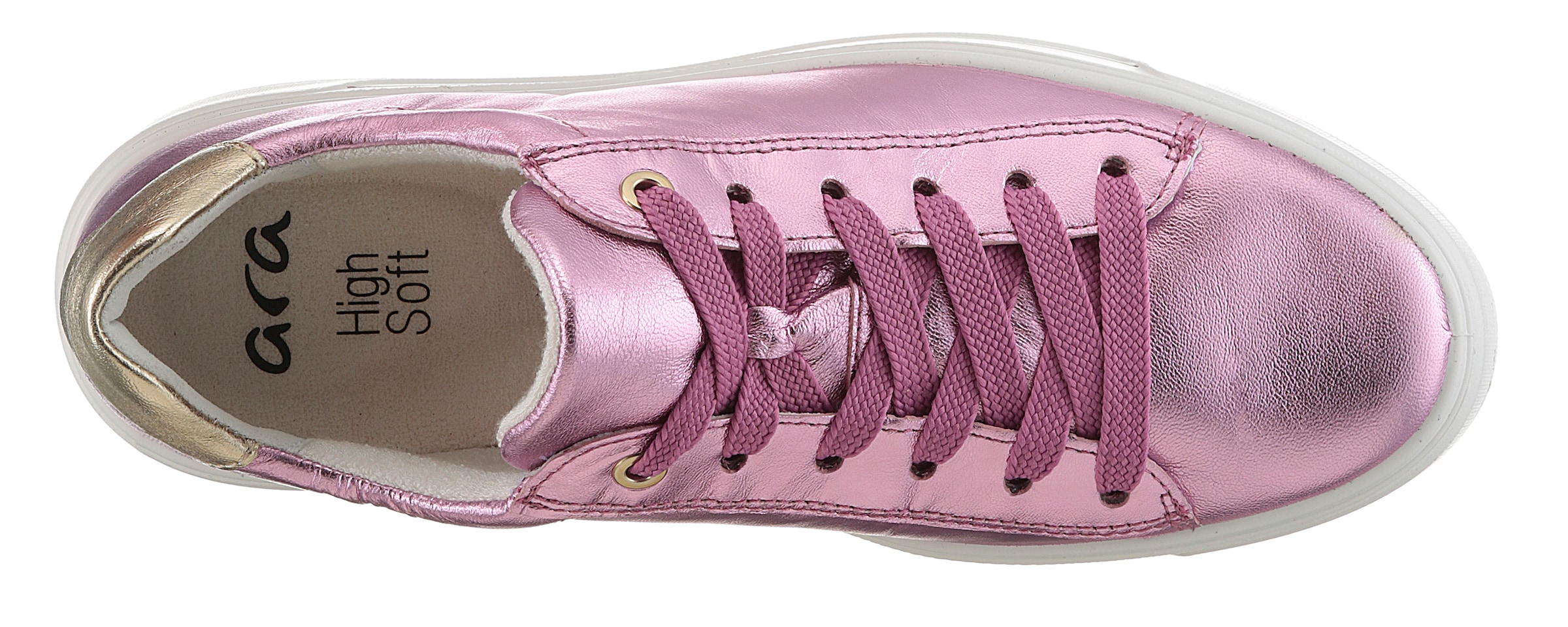 Ara Plateausneaker »CANBERRA«, Freizeitschuh, Halbschuh, Schnürschuh in Komfortweite G (= weit)