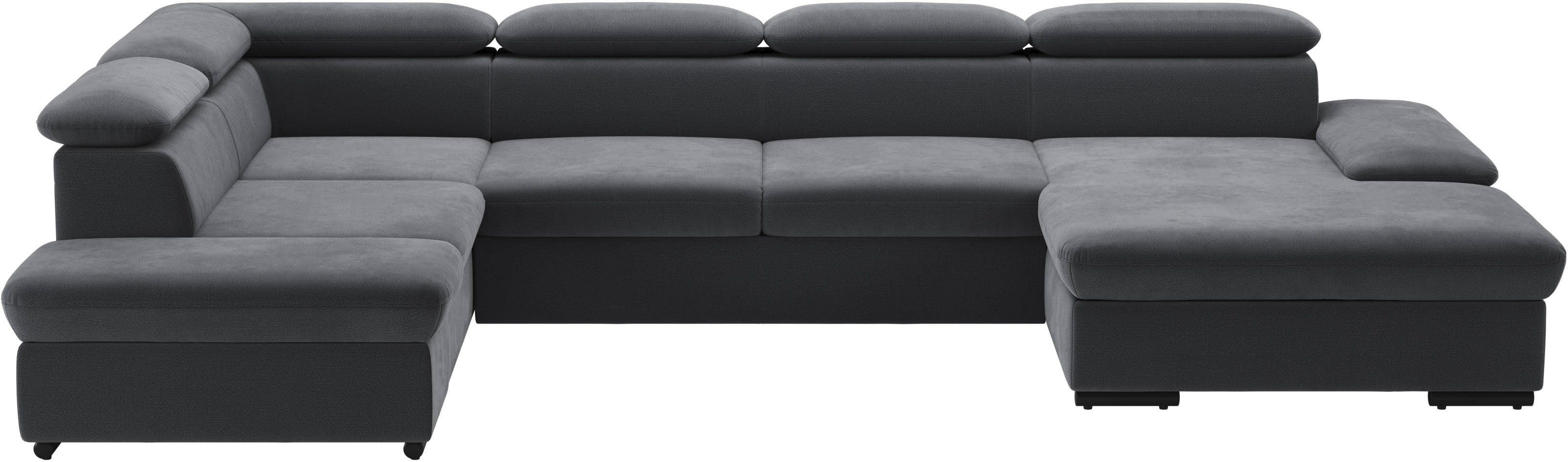 sit&more Wohnlandschaft "Alcudia U-Form" wahlweise mit Schlaffunktion