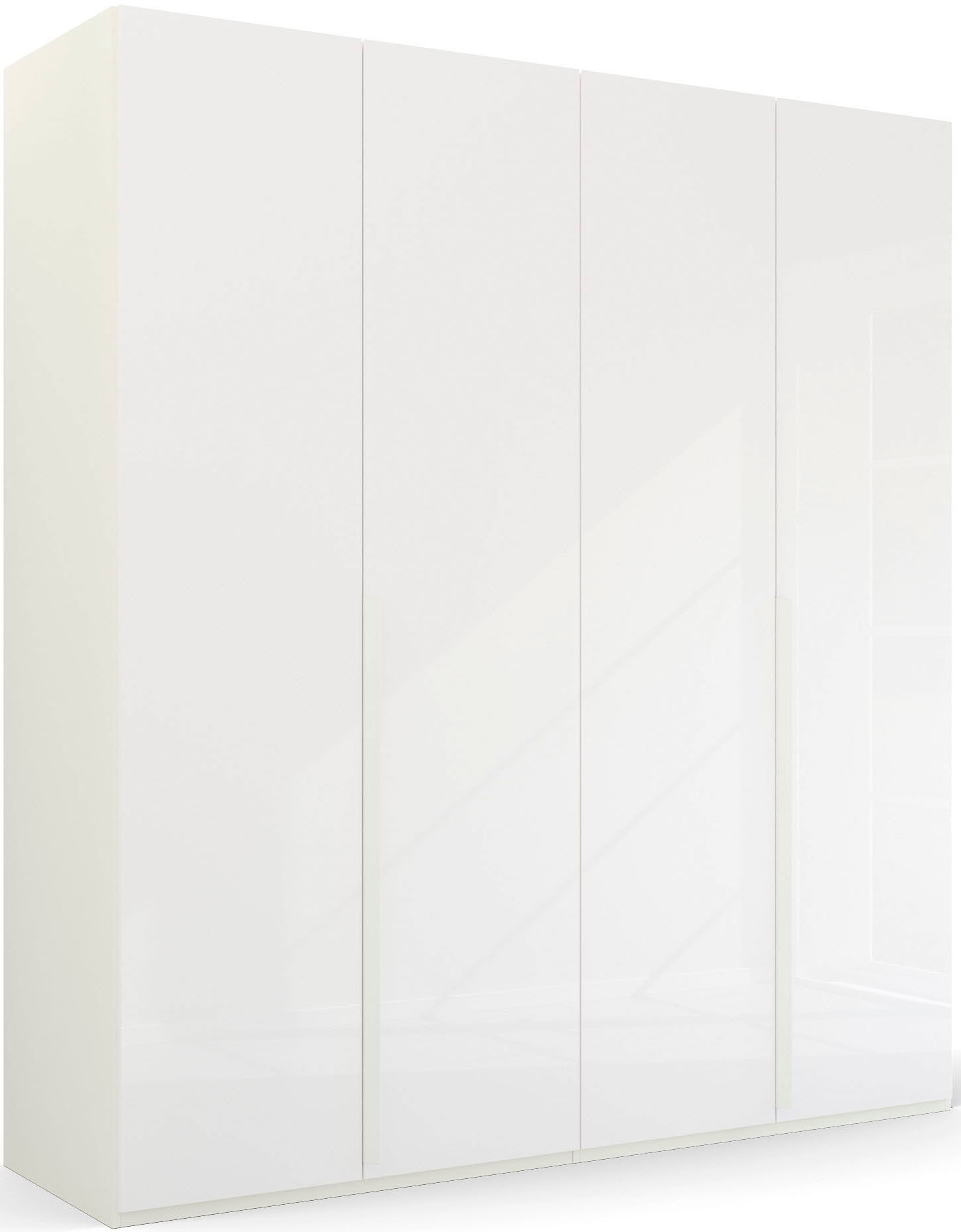 rauch Drehtürenschrank "Kleiderschrank Schrank Garderobe Wäscheschrank PURISMA Glasfront" in den Breiten 151/201/251/301 cm, inkl. SOFT-CLOSE-FUNKTION, schlichte Eleganz, mit umfangreicher Innenausstattung MADE IN GERMANY