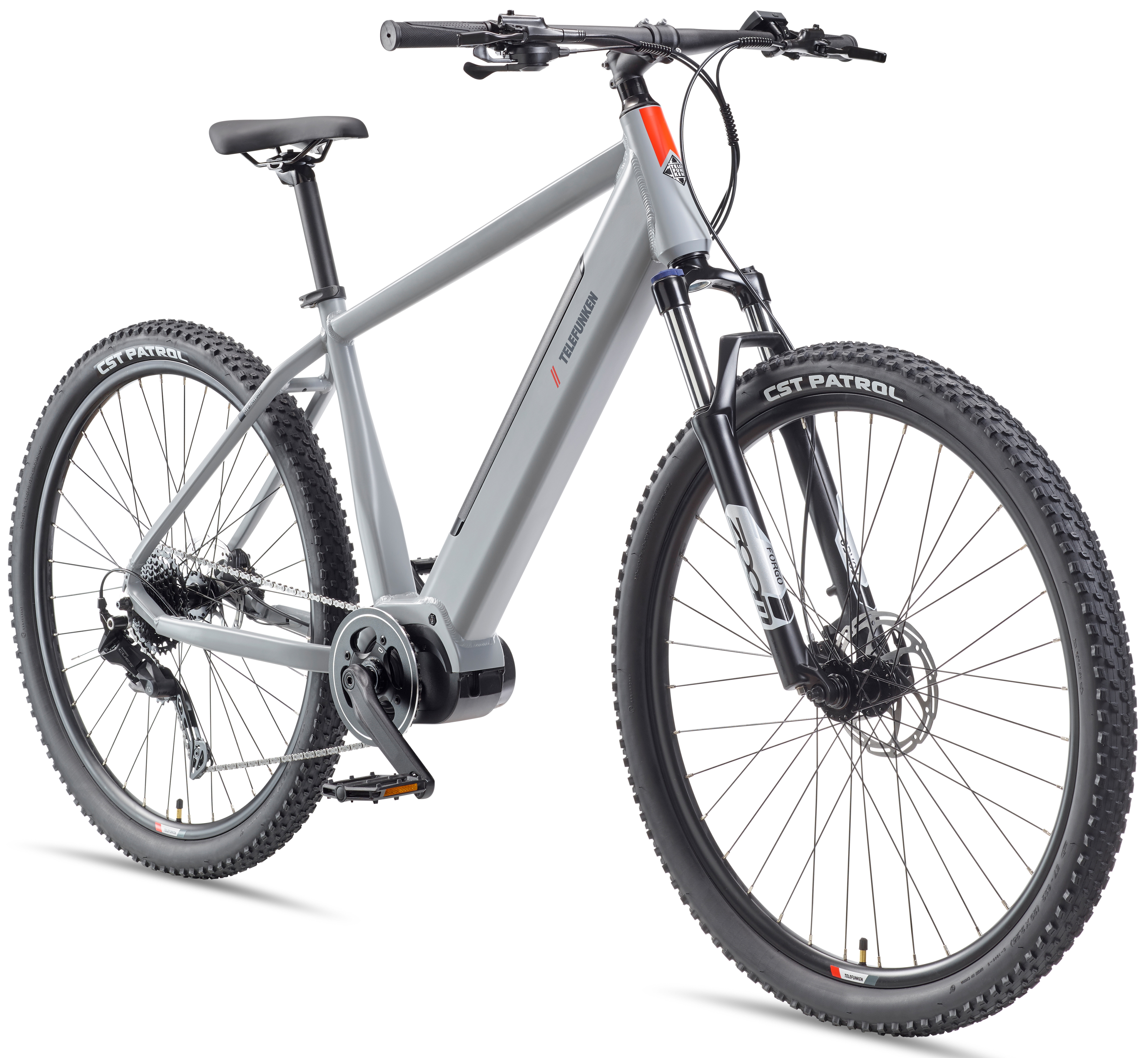 Telefunken "Aufsteiger MT925" 9 Gang Shimano Cues Schaltwerk Kettenschaltung Mittelmotor 250 W Pedelec, Elektrofahrrad, Damen u. Herren, E-MTB, Mountainbike, 29 Zoll