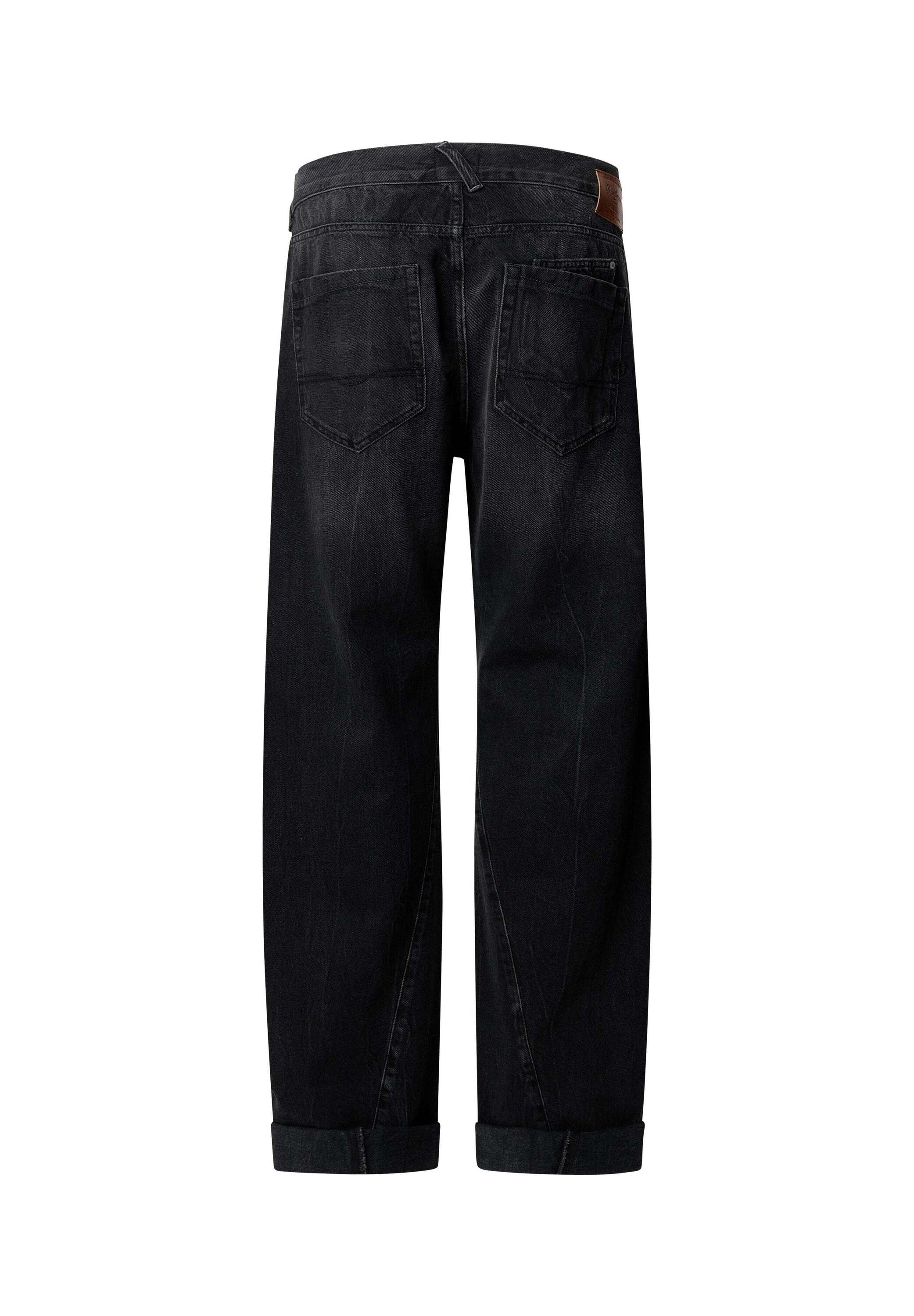 Pepe Jeans Relax-fit-Jeans »relaxed fit jeans RELAXED STRAIGHT BEXLEY WASHED BLACK«
