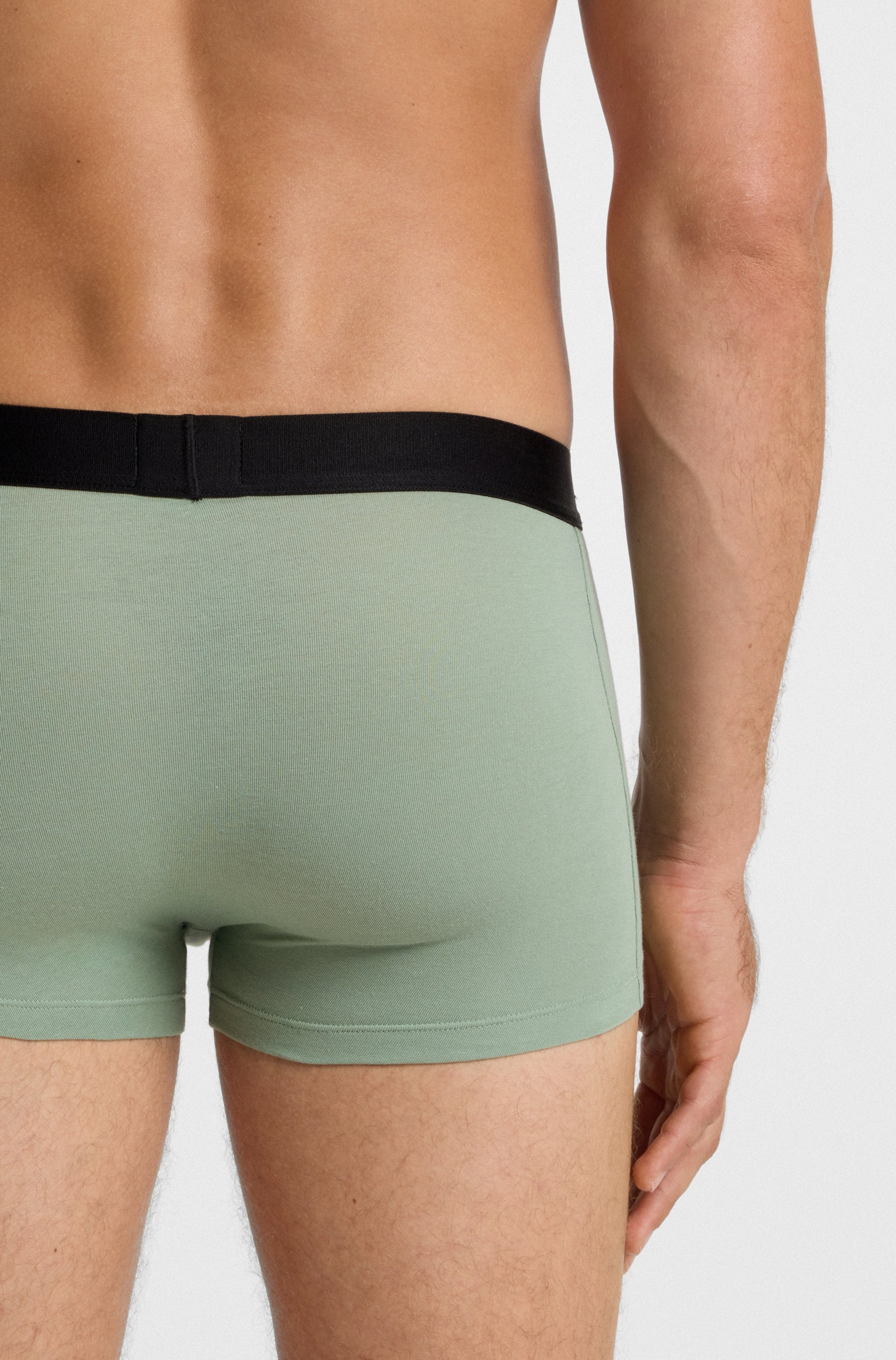 BOSS Trunk »3P Trunk BOSS ONE« mit unifarbenen Bund