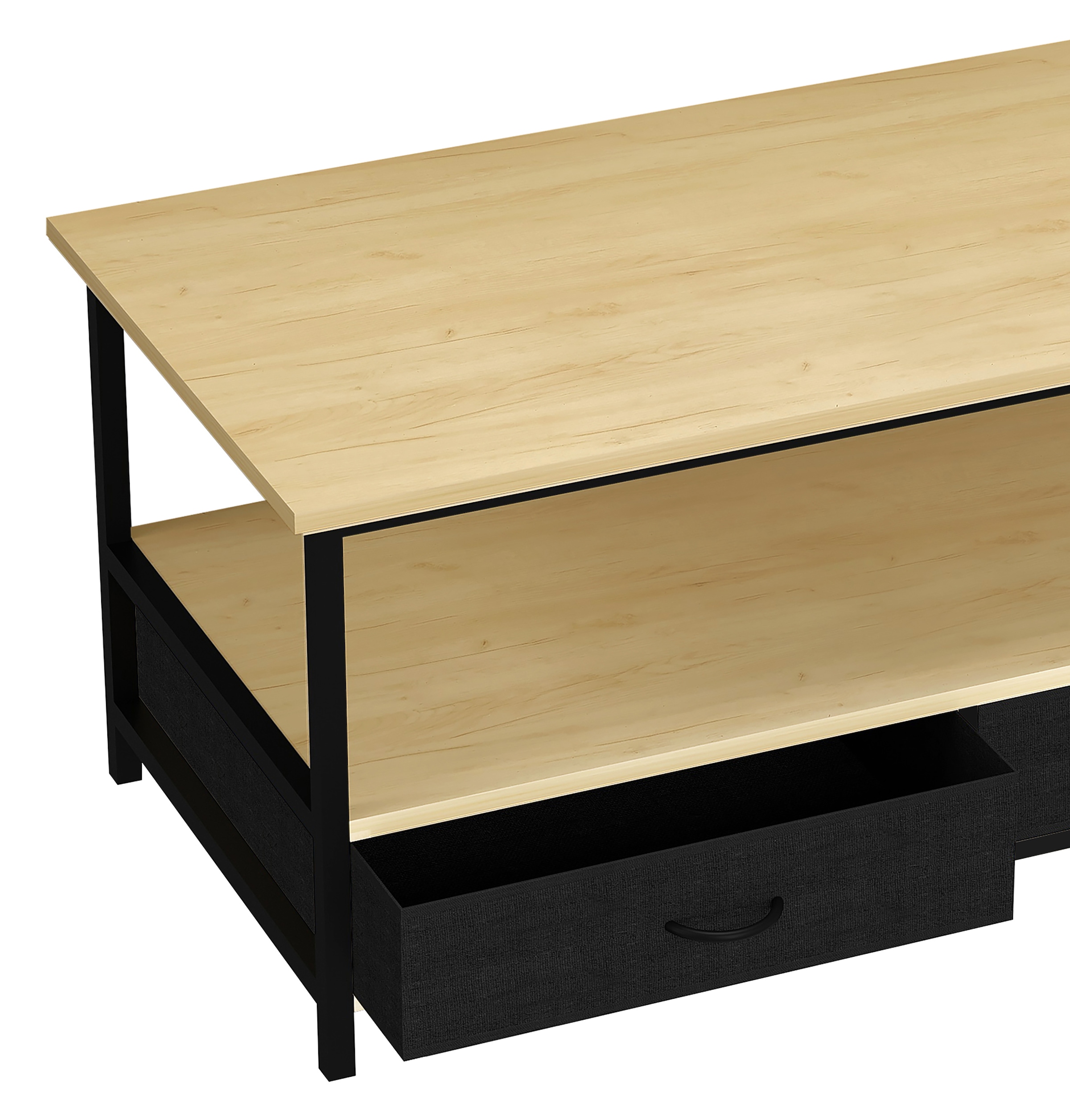 VCM Couchtisch »VCM Holz Sofatisch Couchtisch Wohnzimmertisch Beistelltisch Ablage Flonila«, (Flonila)