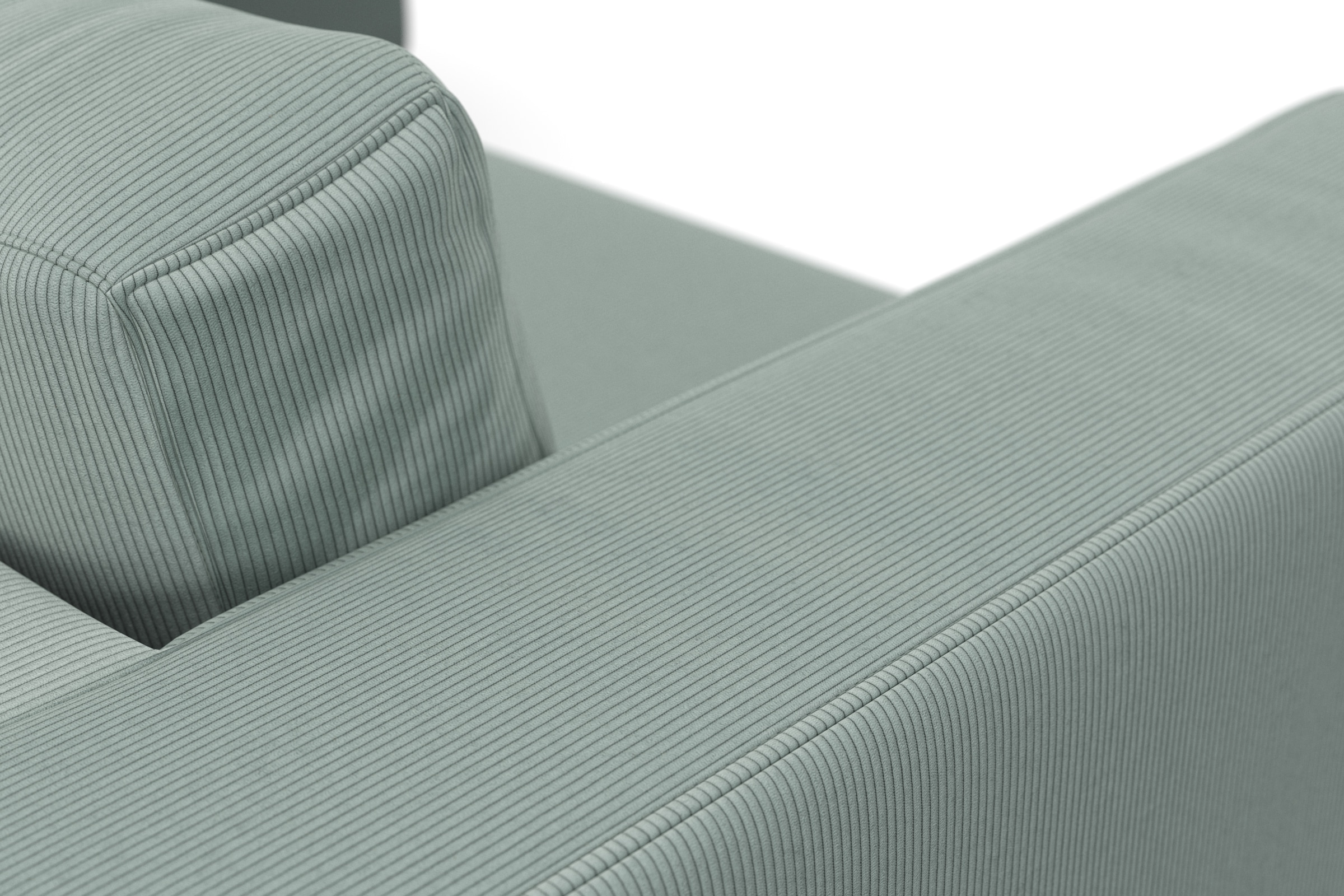 DOMO collection Ecksofa »Modica, zeitlos und elegant, L-Form«, moderne Optik mit extrabreiter Recamiere, auch in Cord