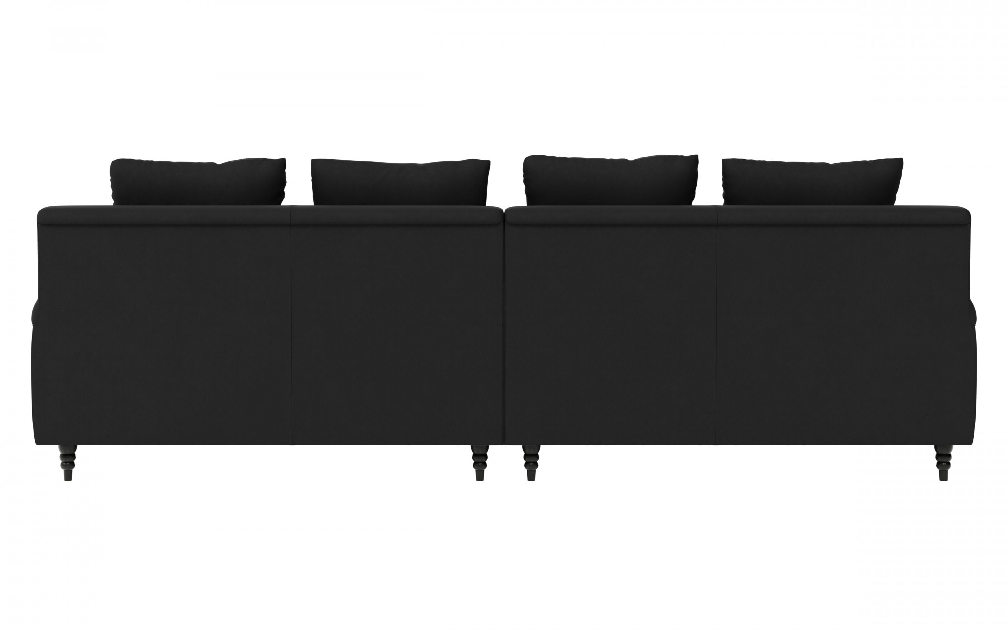 Guido Maria Kretschmer Home&Living Big-Sofa »NORIN«, zwei Fußarten: vorne - Rollen, hinten - Holzfüße