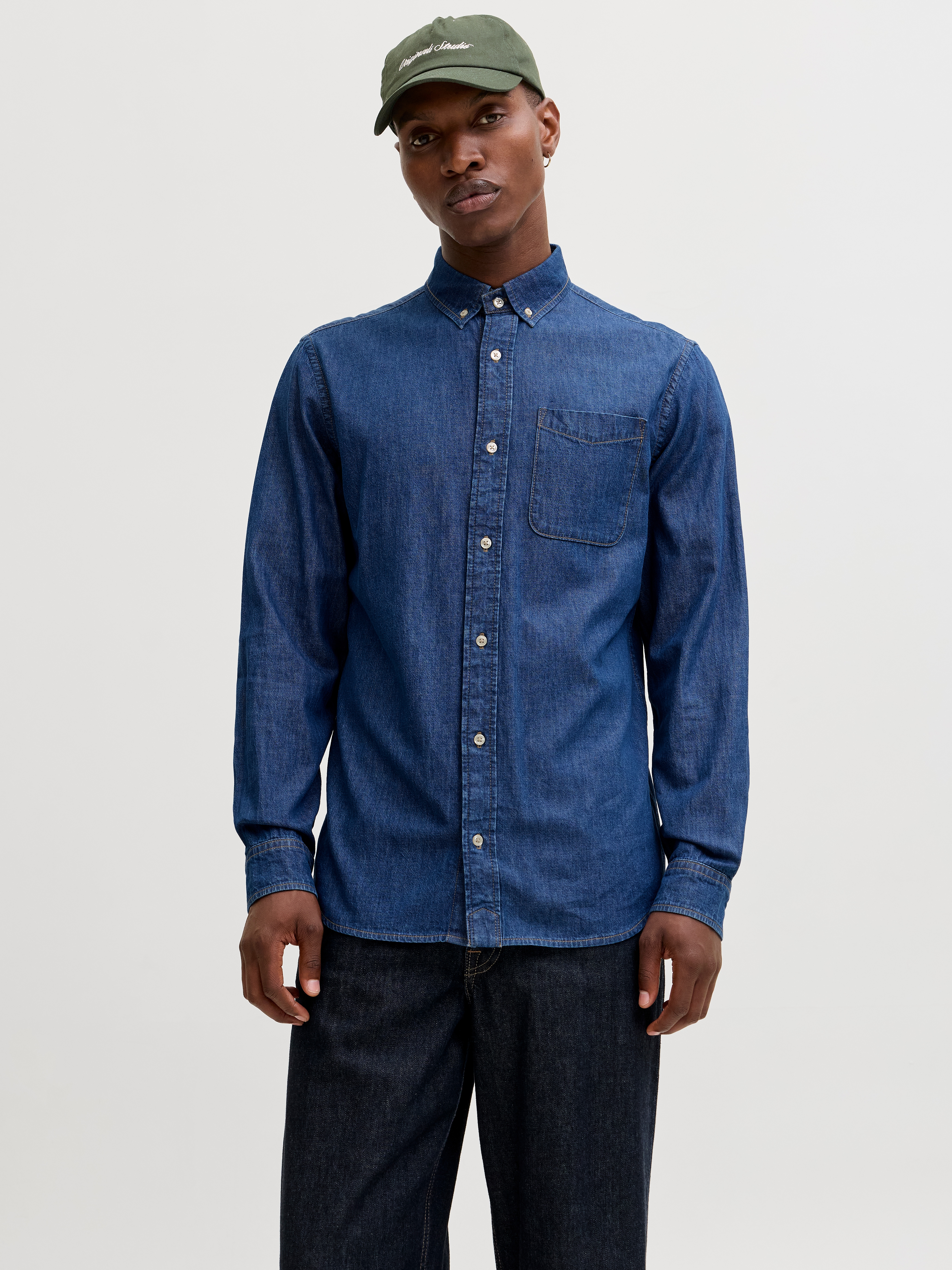 Jack & Jones Jeanshemd "JJEBROOK JJOXFORD SHIRT AKM 990 NOOS"